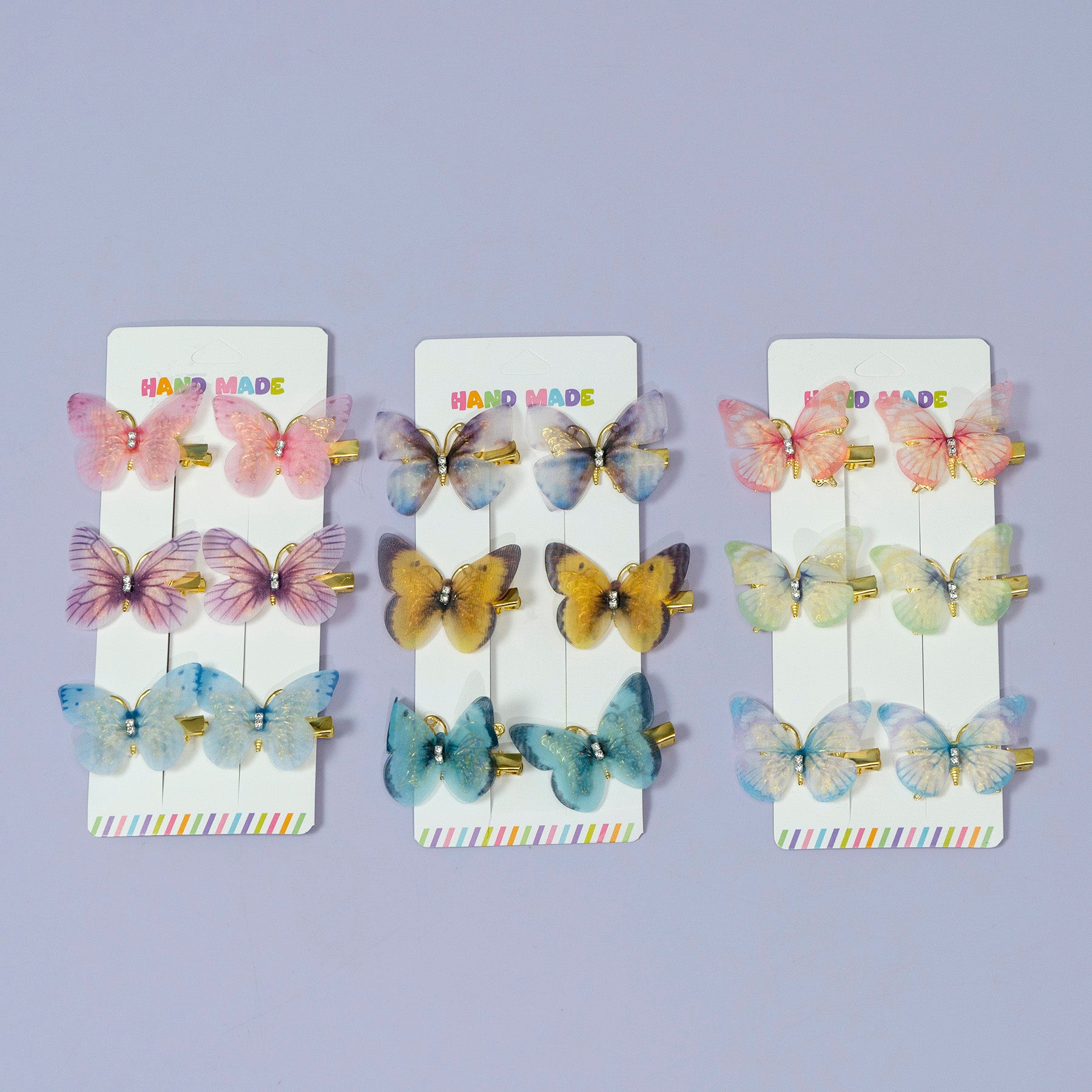 Butterfly Resin Hair Clip Set β UBK3366