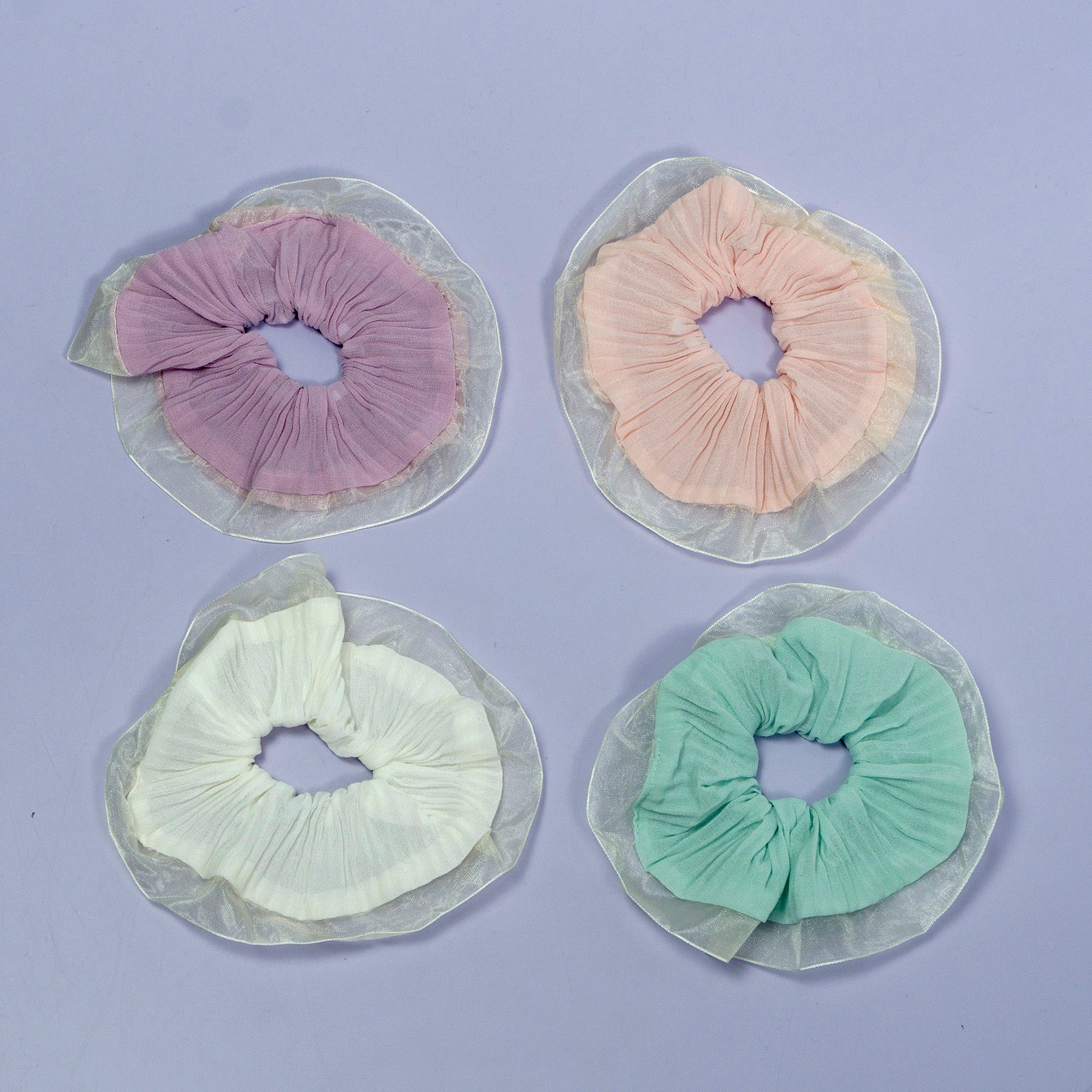 Organza Layered Hair Scrunchies – UBK3099