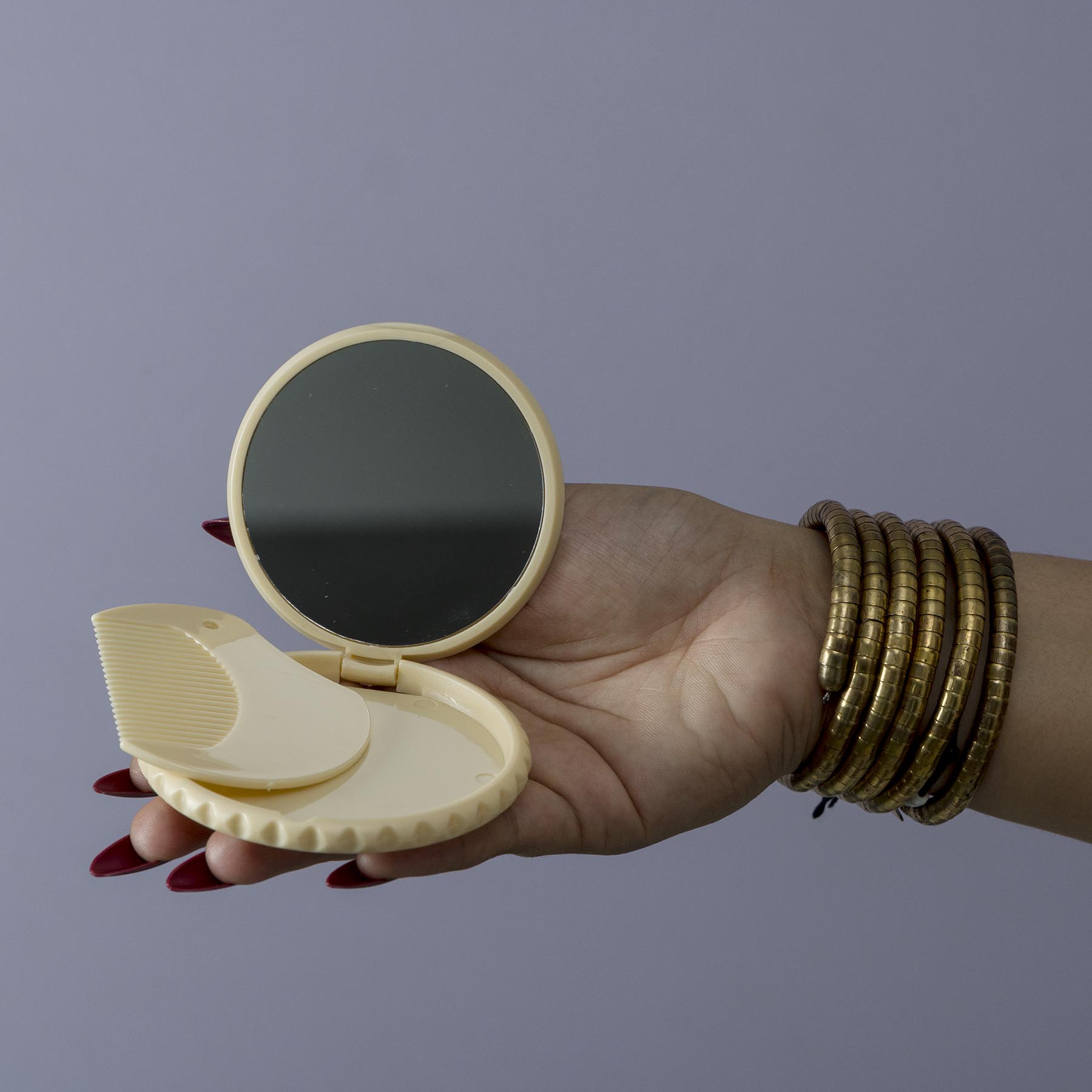Cookie Design Pocket Mirror with Comb - UBK3305