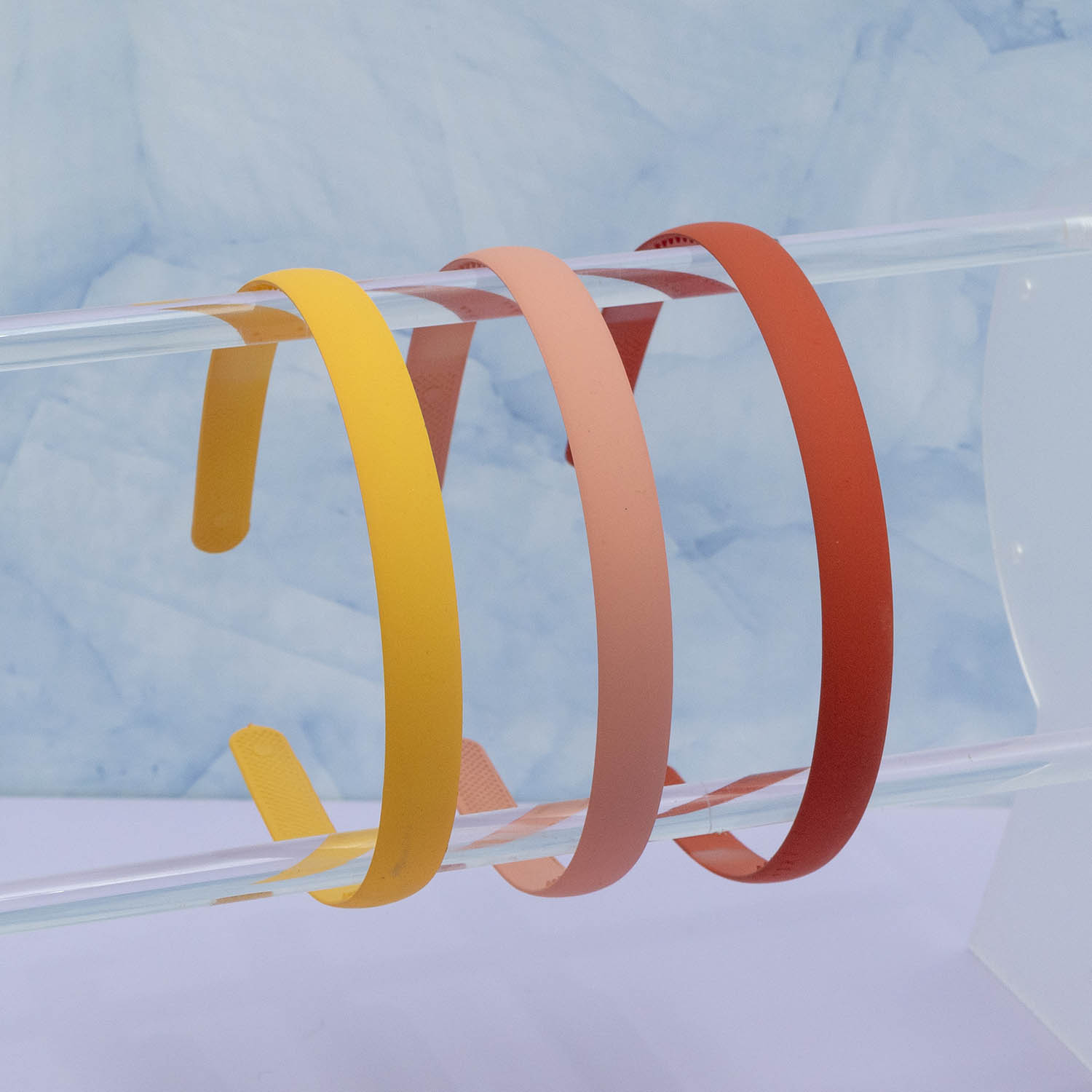 Korean style matt hairbands (3Pcs)- UBK2789
