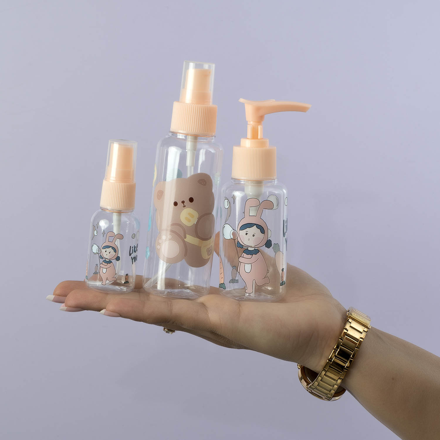 3-Pcs Travel Bottles Kit - UBK2802