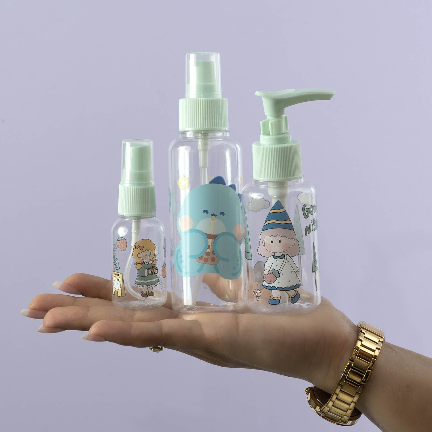 3-Pcs Travel Bottles Kit - UBK2804