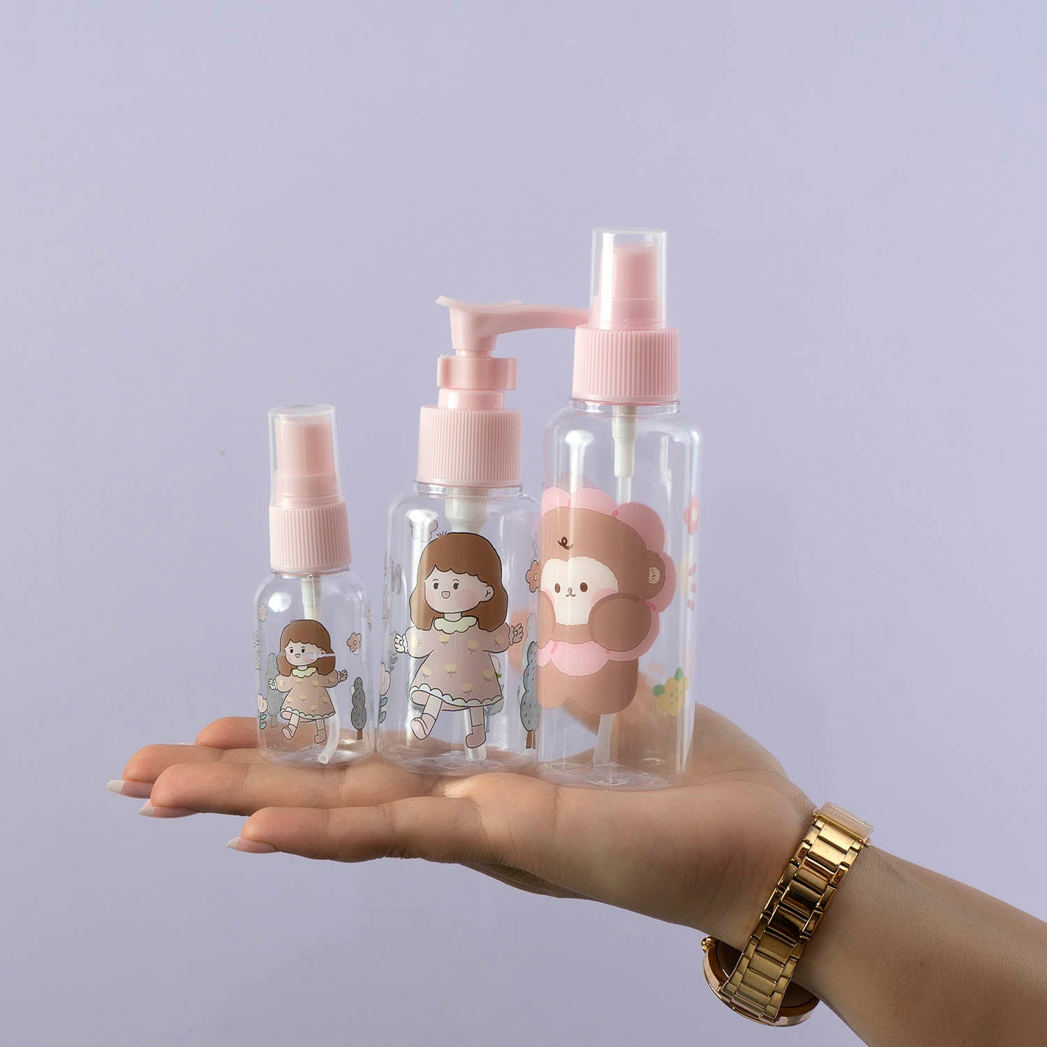 3-Pcs Travel Bottles Kit - UBK2805