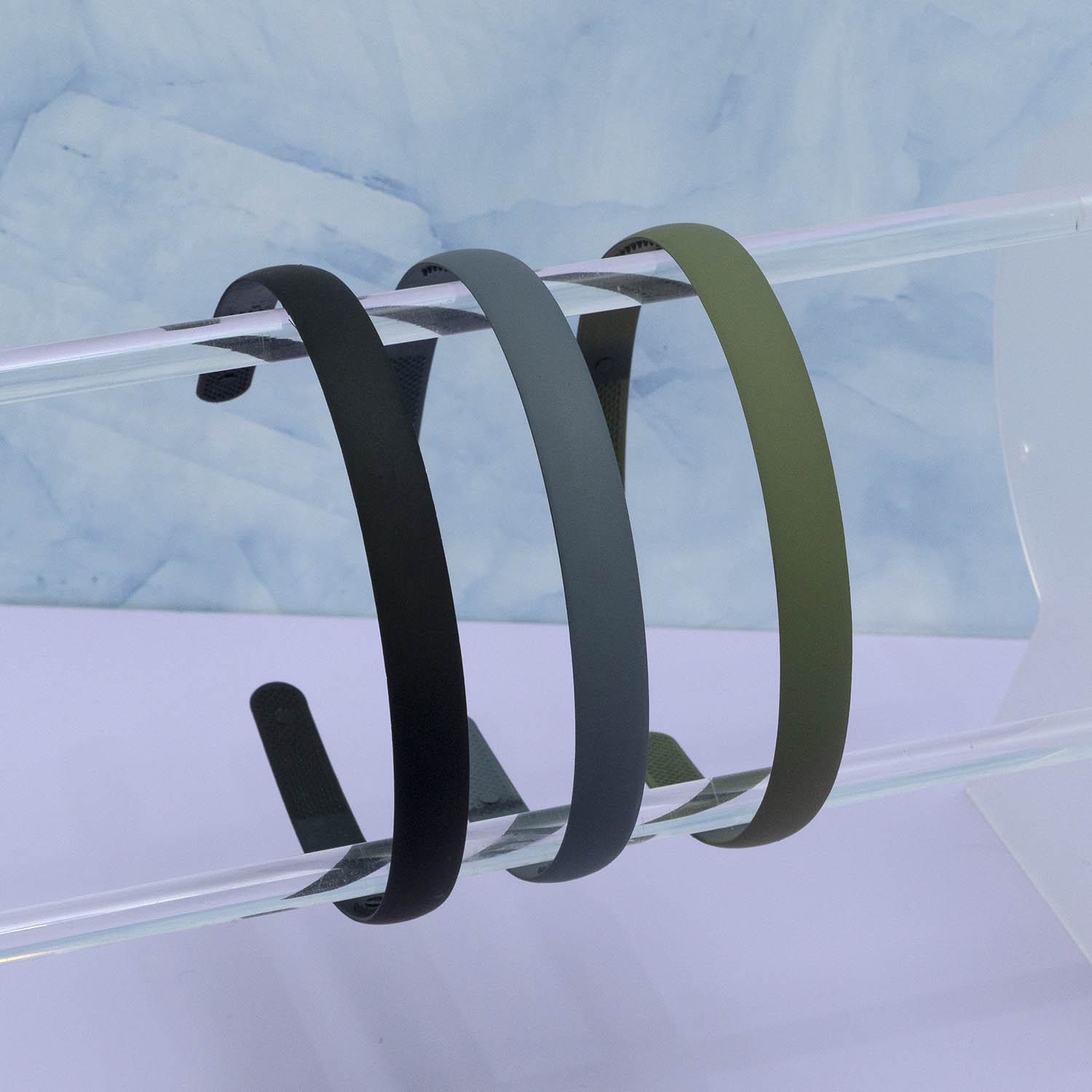 Korean style matt hairbands (3Pcs)- UBK2790