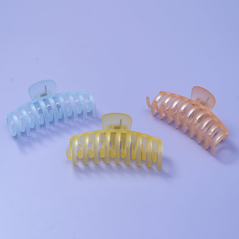 Frosted Matt hair claw (Pack of 3) - UBK2188