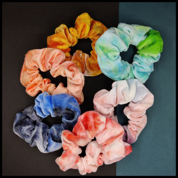 Tie Dye  Print Hair Scrunchies - UBK141