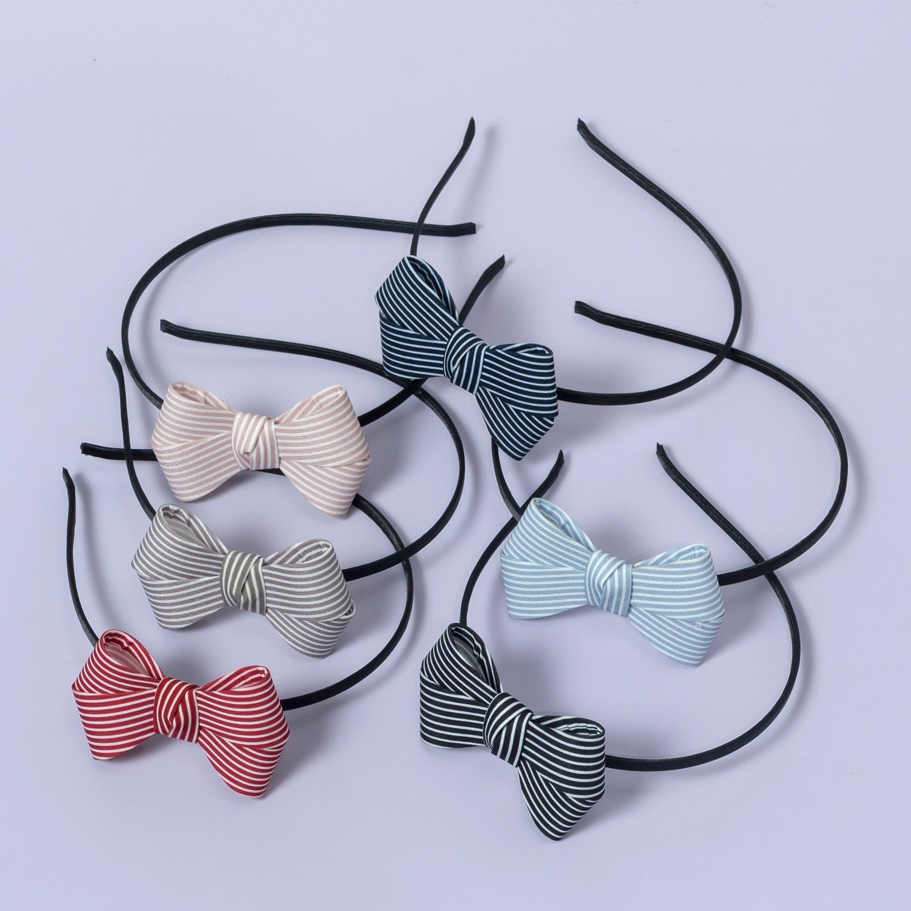 Striped Bow Headband – UBK3384