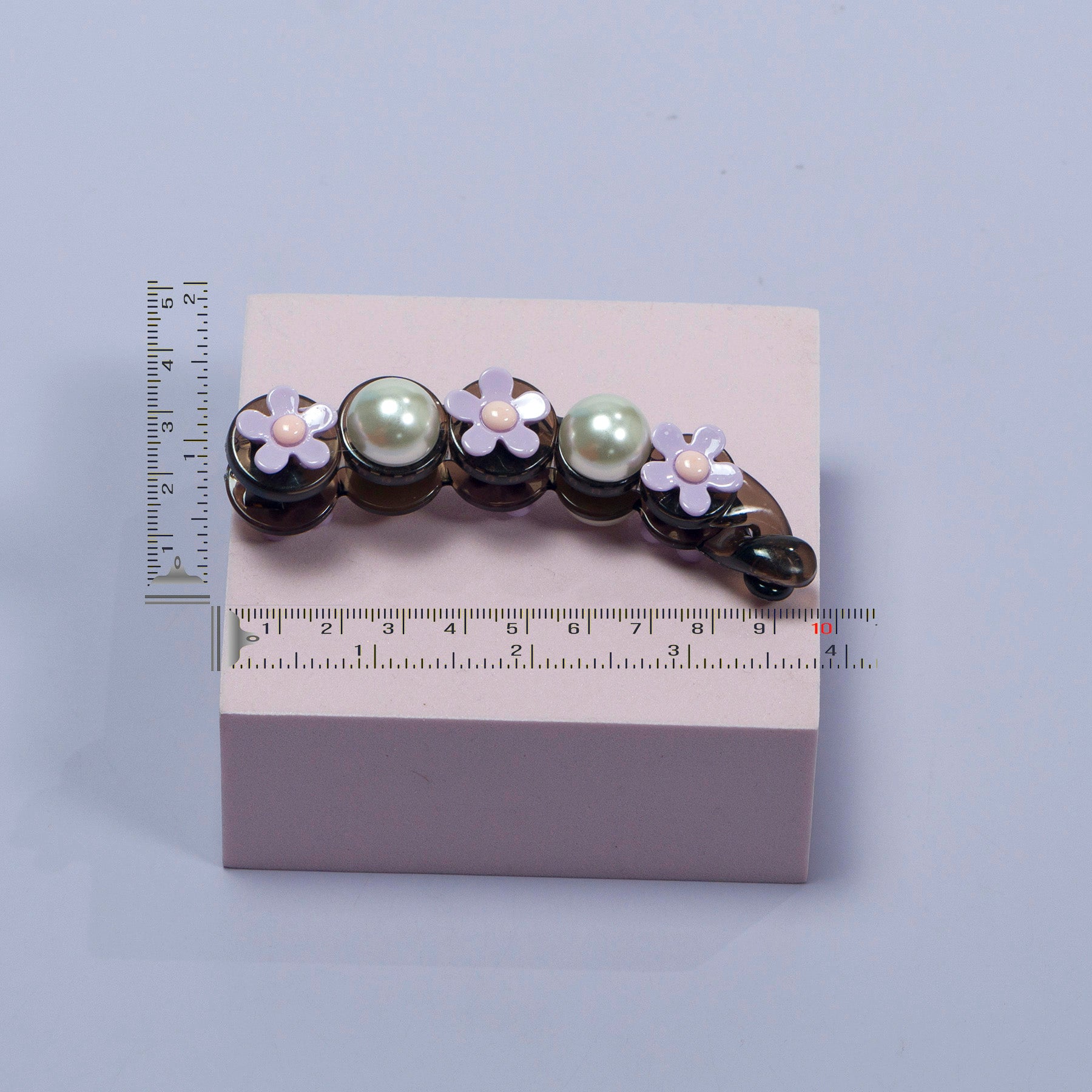 Pearl Flower Banana Clip  - UBK3054