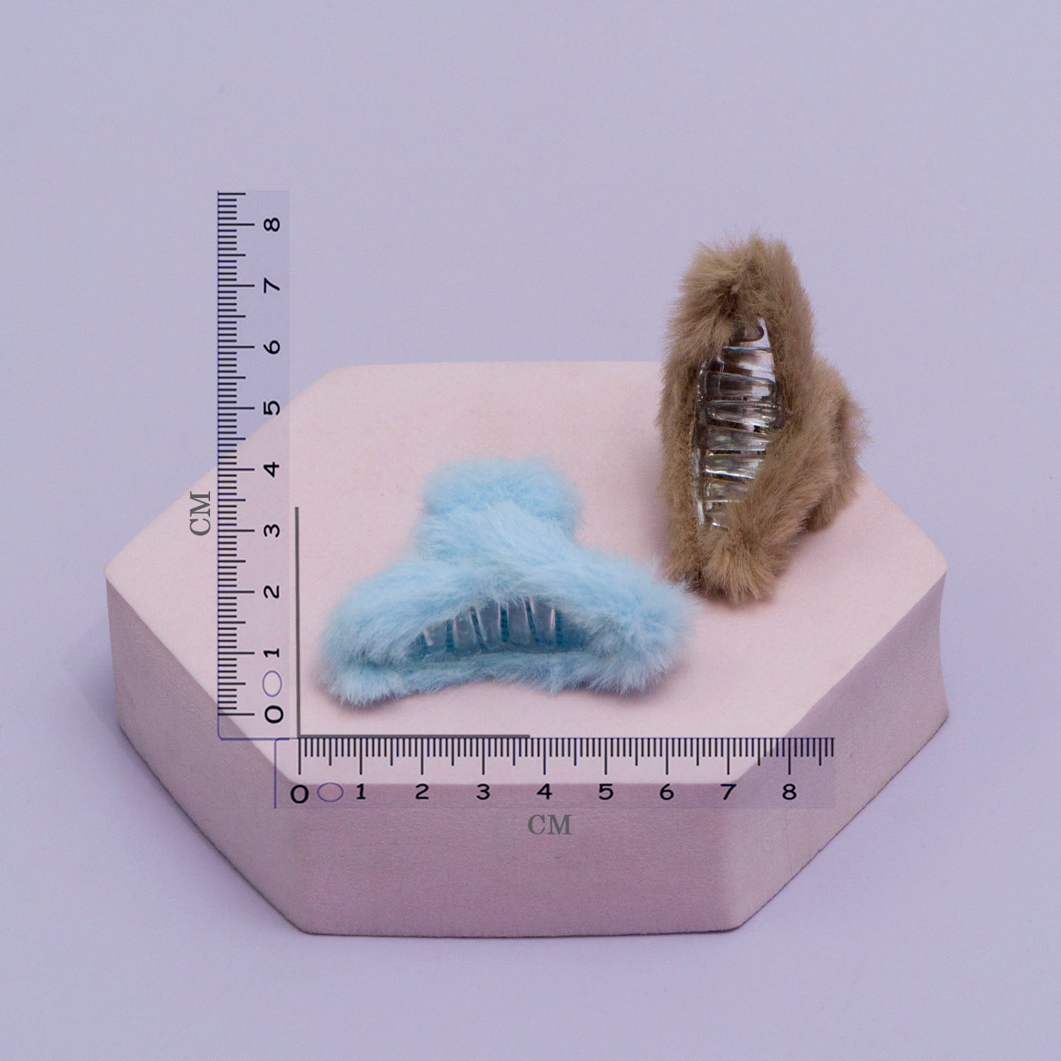 Korean Style Mini Fur Hair Claw - UBK2823