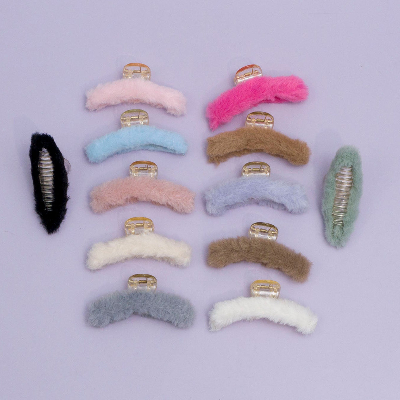 Korean Style Fur Hair Claw - UBK2824