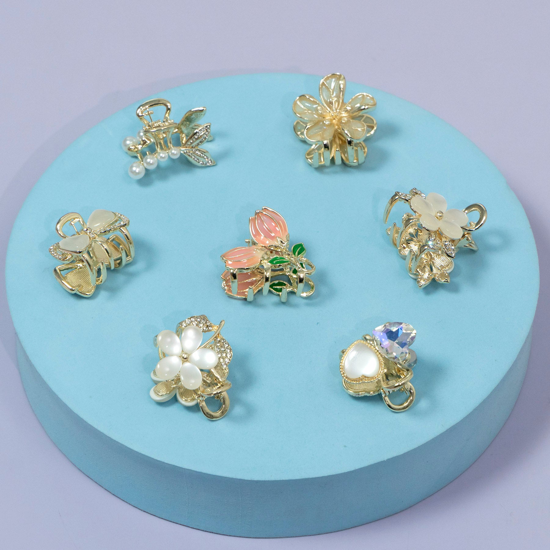 ZAYA Mini Elegant Butterfly & Floral Hair Claw Clip – UBK3499