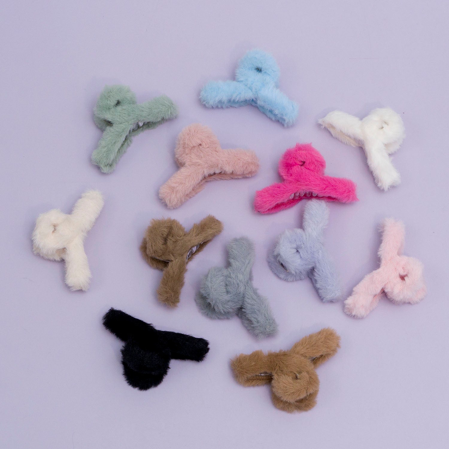 Korean Style Fur Hair Claw - UBK2825