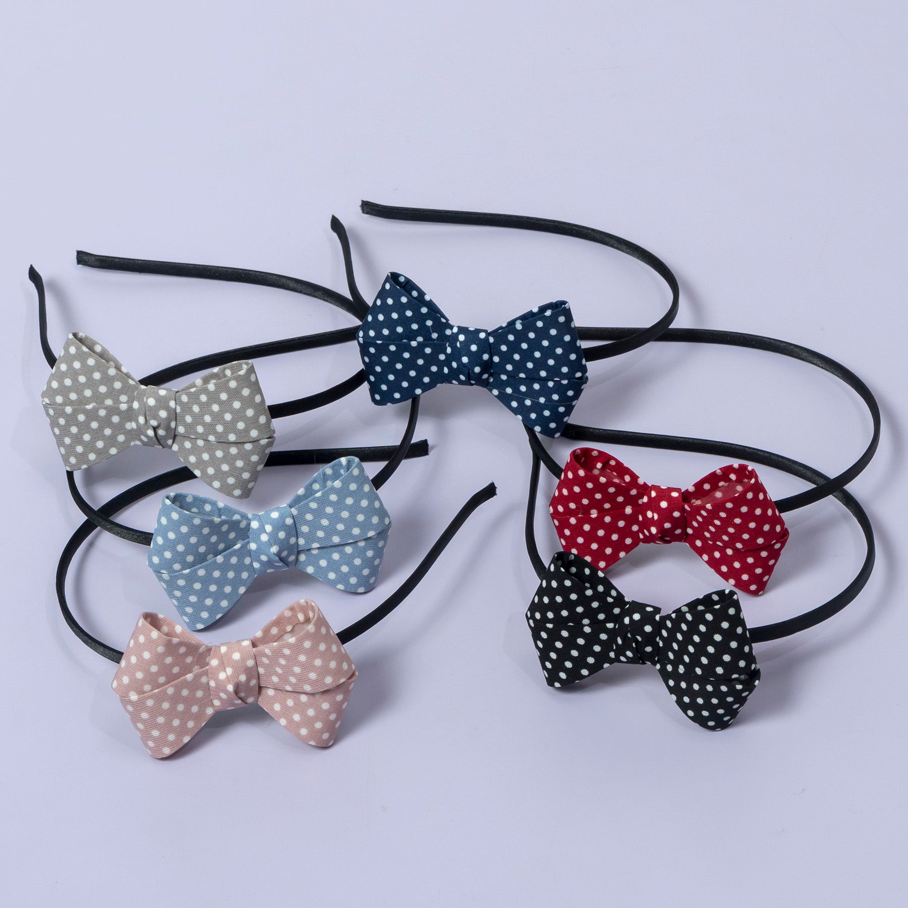 Polka Dot Bow Headband – UBK3386