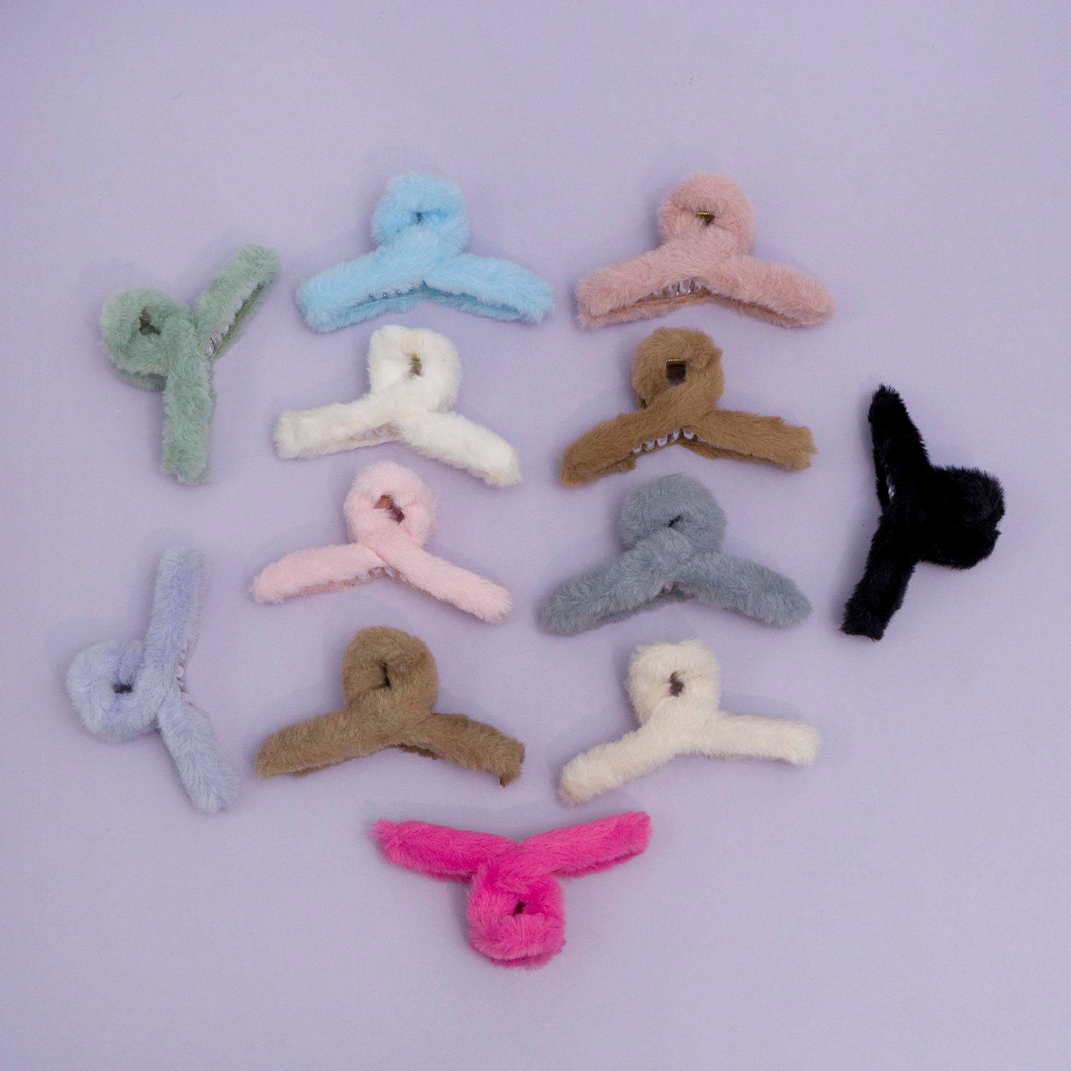 Korean Style Fur Hair Claw - UBK2827