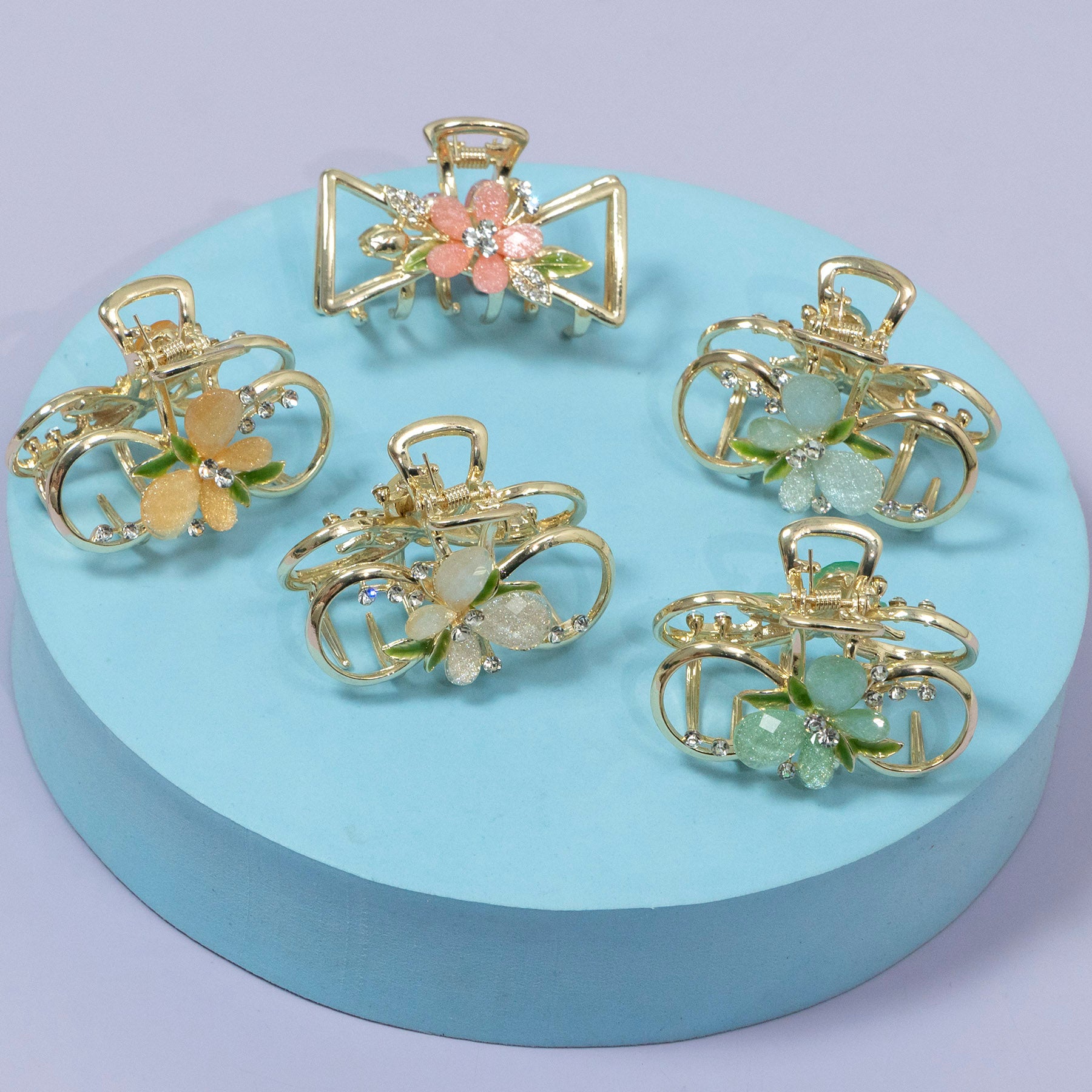 ZAYA Floral Bow Hair Claw – UBK3502