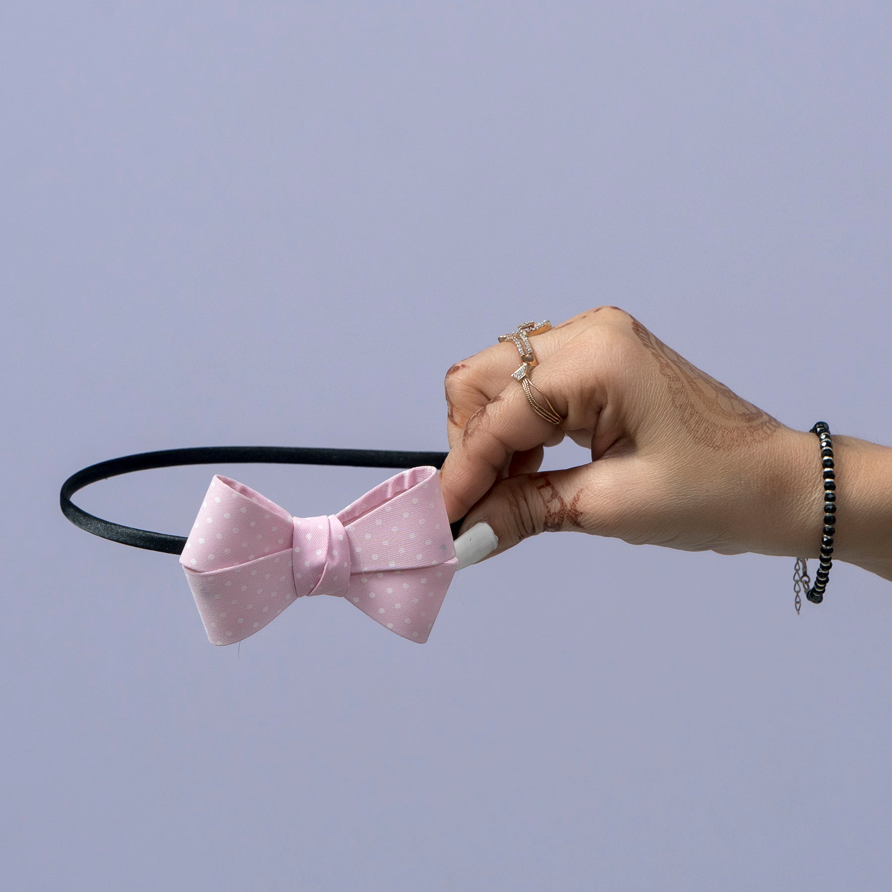 Tiny Dot Bow Headband – UBK3389