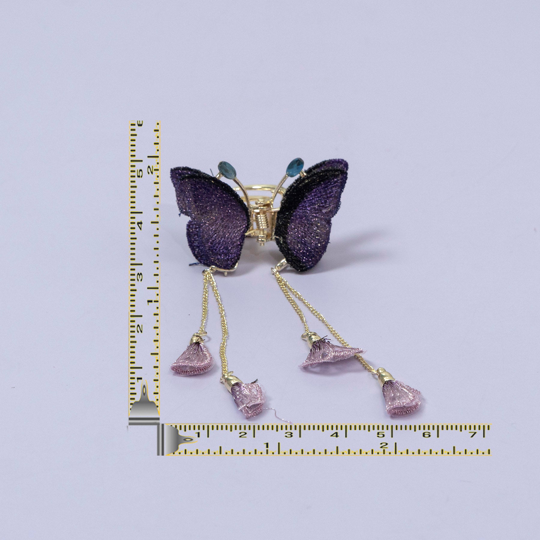 ZAYA Butterfly Tassel Hair Claw – UBK3503