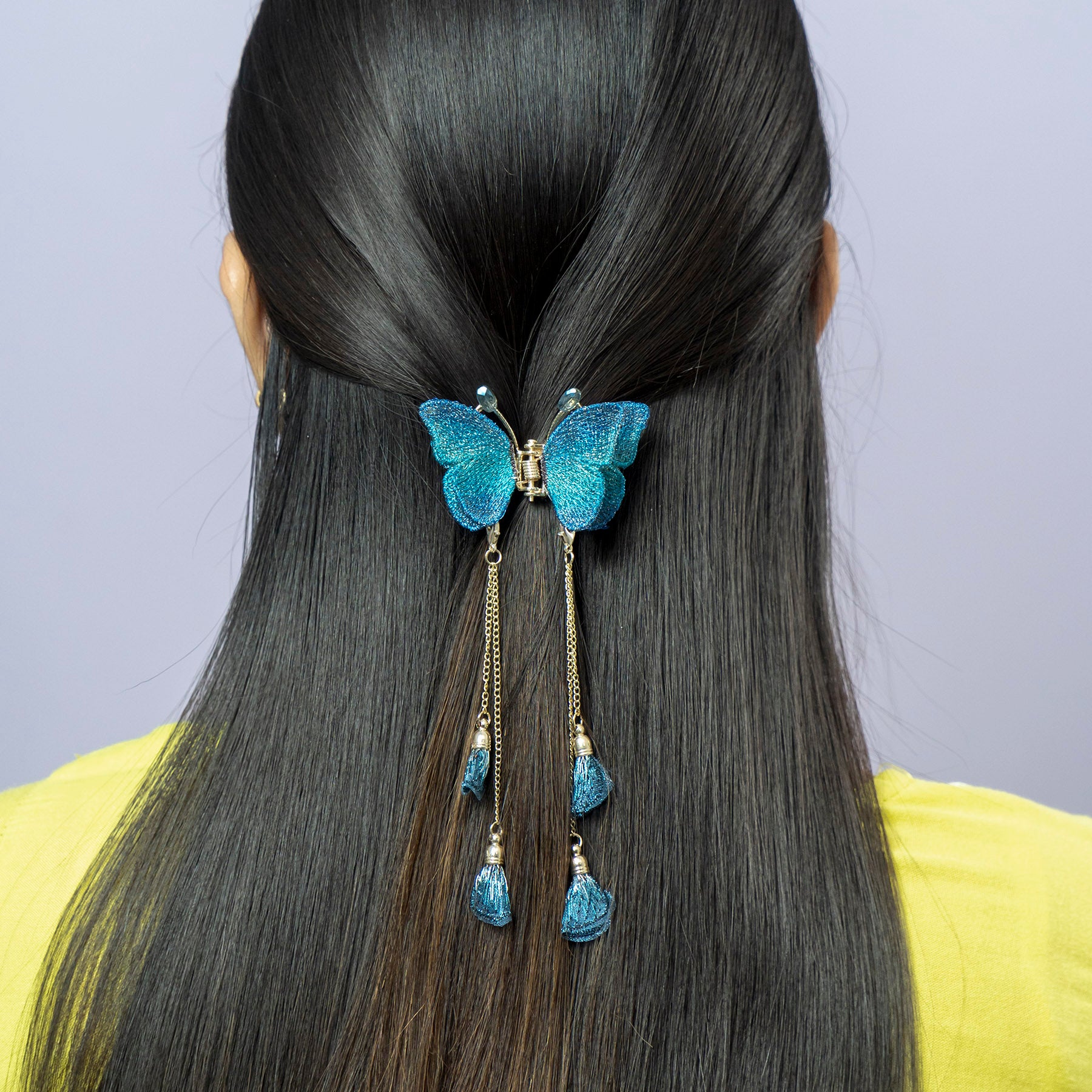 ZAYA Butterfly Tassel Hair Claw – UBK3503
