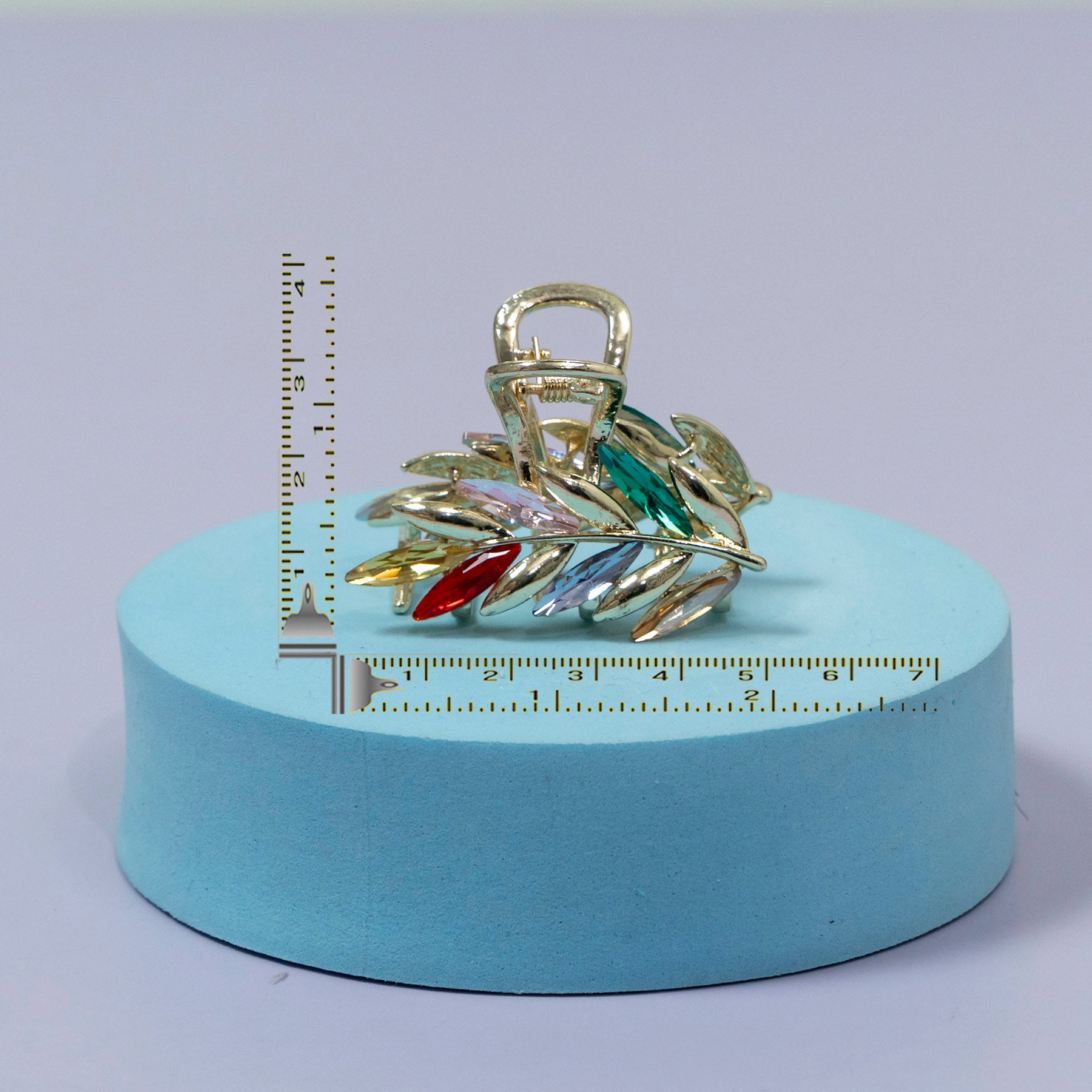 ZAYA Crystal Leaf Luxe Hair Claw – UBK3504