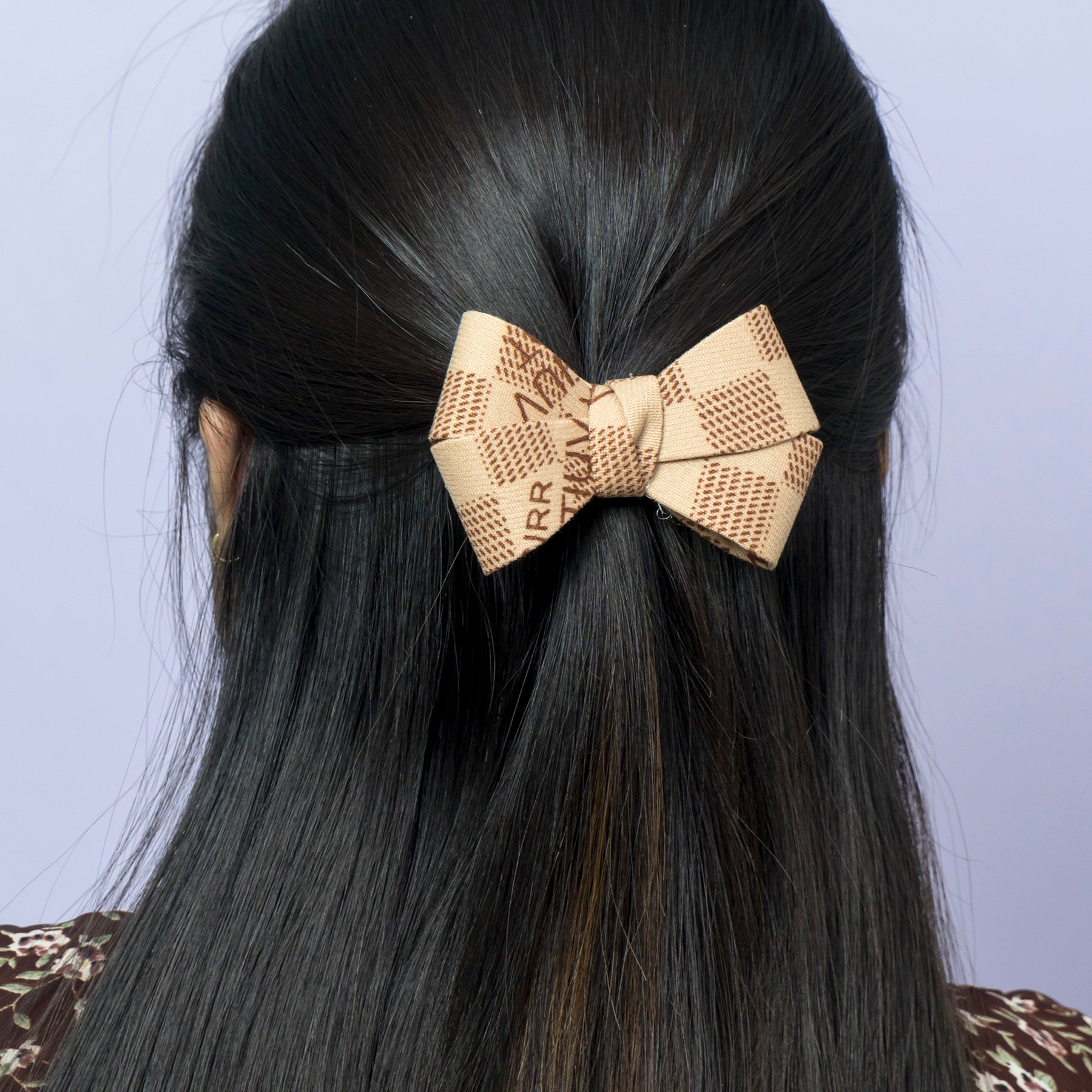 Printed Bow Hair Clip – UBK3392
