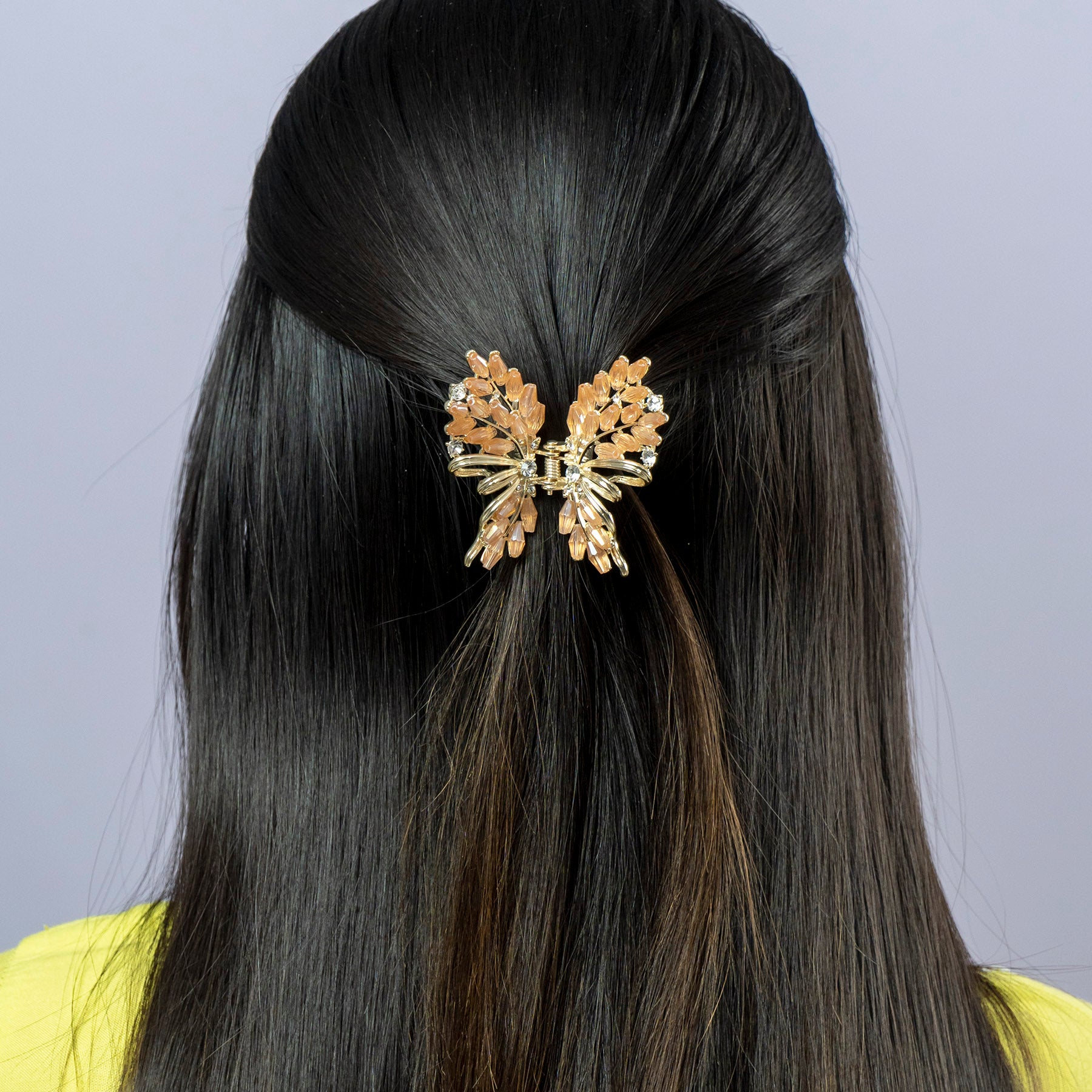 ZAYA Crystal Butterfly Hair Claw – UBK3505