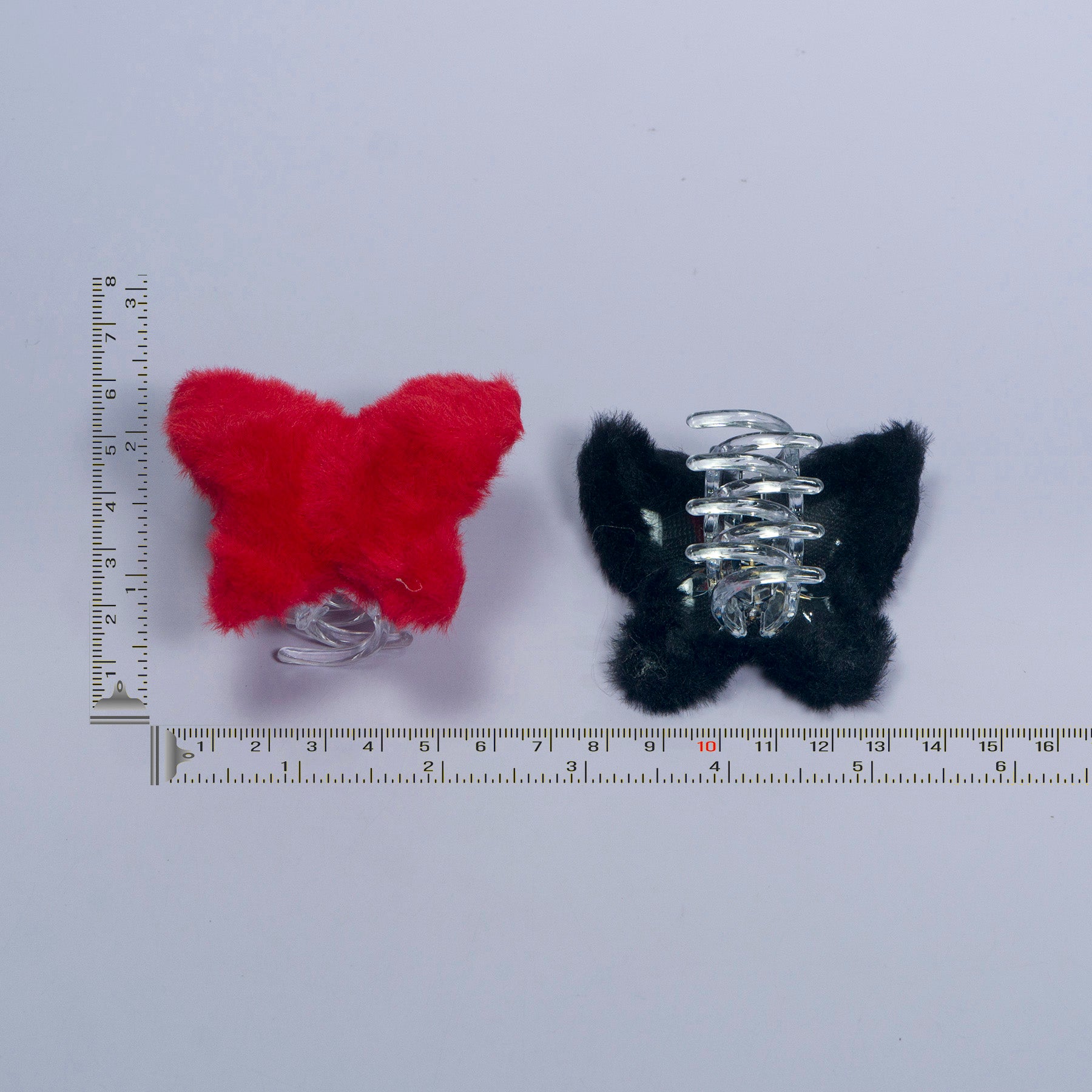 Butterfly Fur Hair Claw - UBK3063