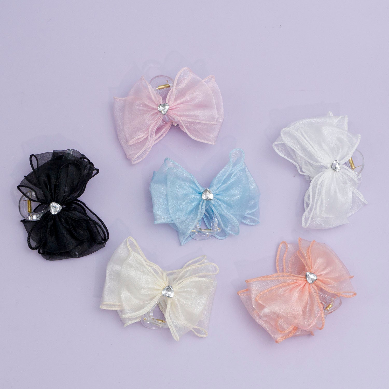 Shimmer Bow Hair Claw - UBK2834