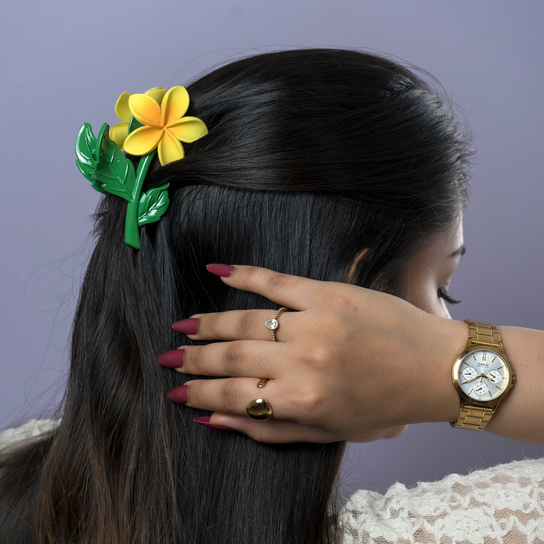 Tropical Flower Hair Claw – UBK3730