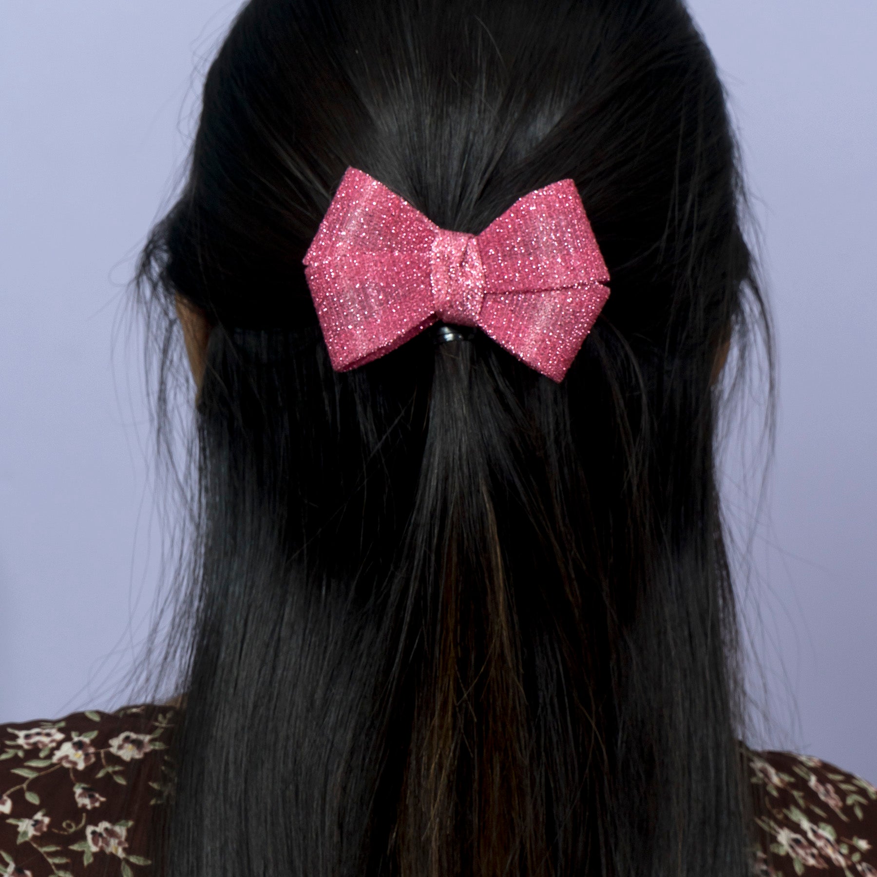 Glitter Bow Hair Clip – UBK3395