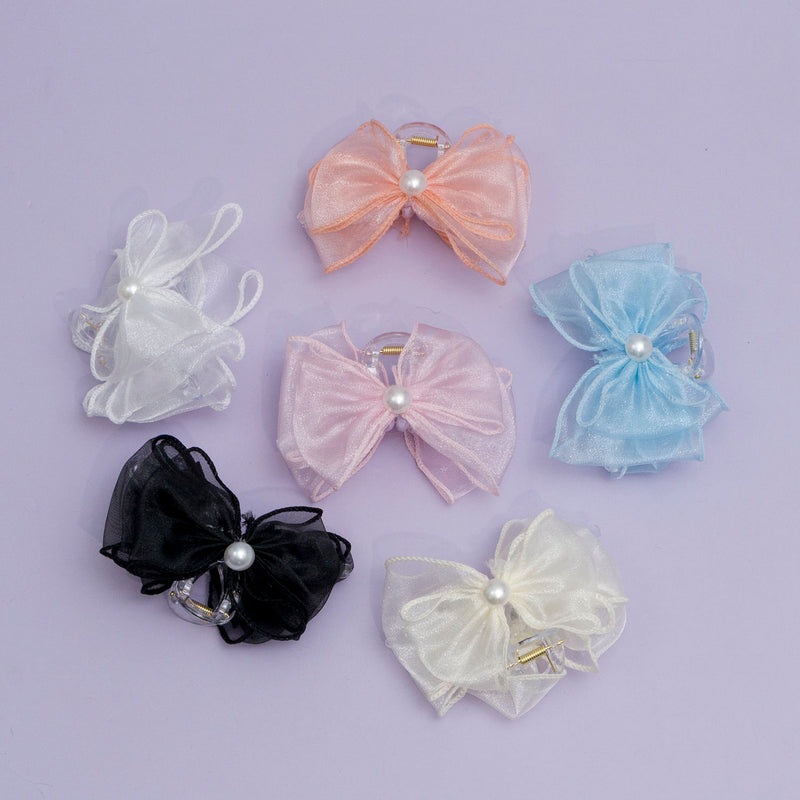 Shimmer Bow Hair Claw - UBK2835