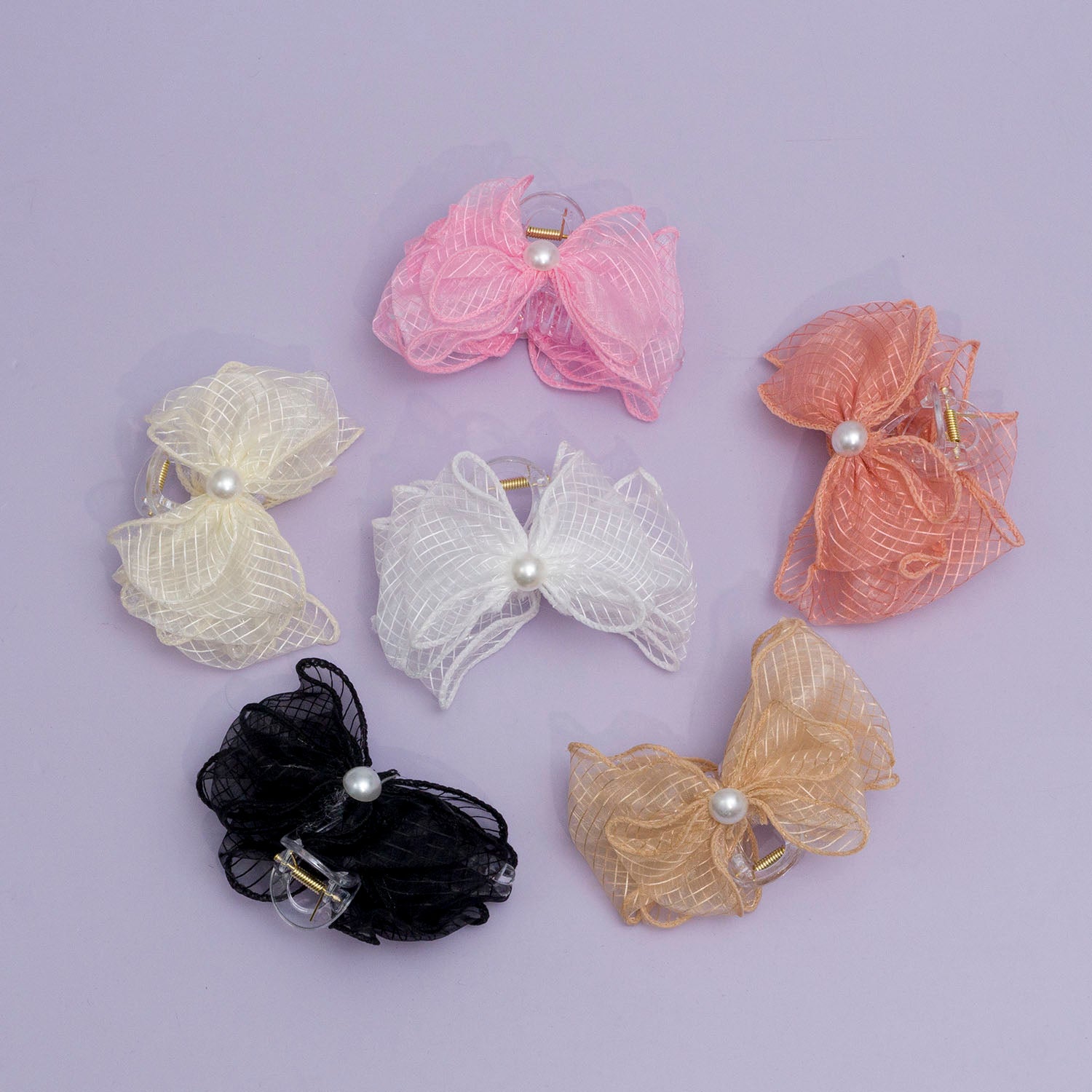 Shimmer Bow Hair Claw - UBK2971