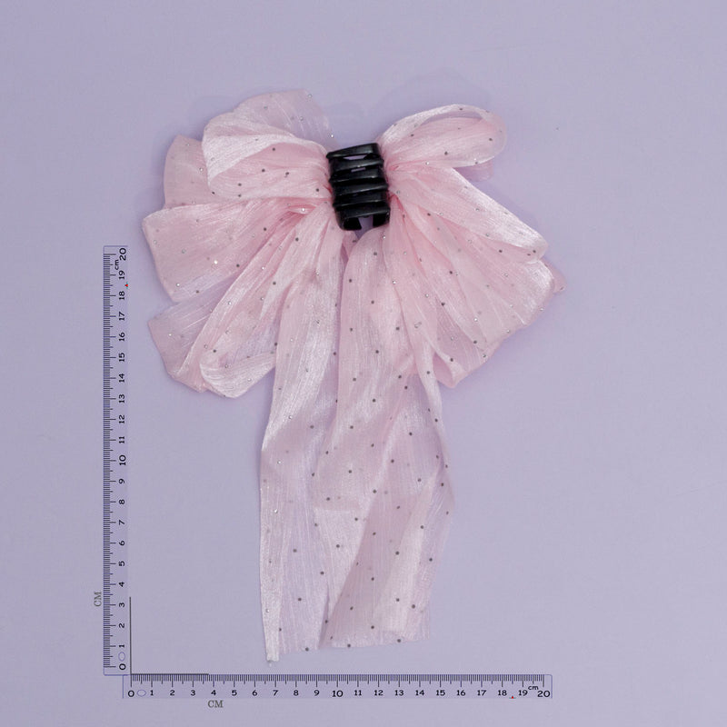 XL Shimmer Bow Hair Claw - UBK2837