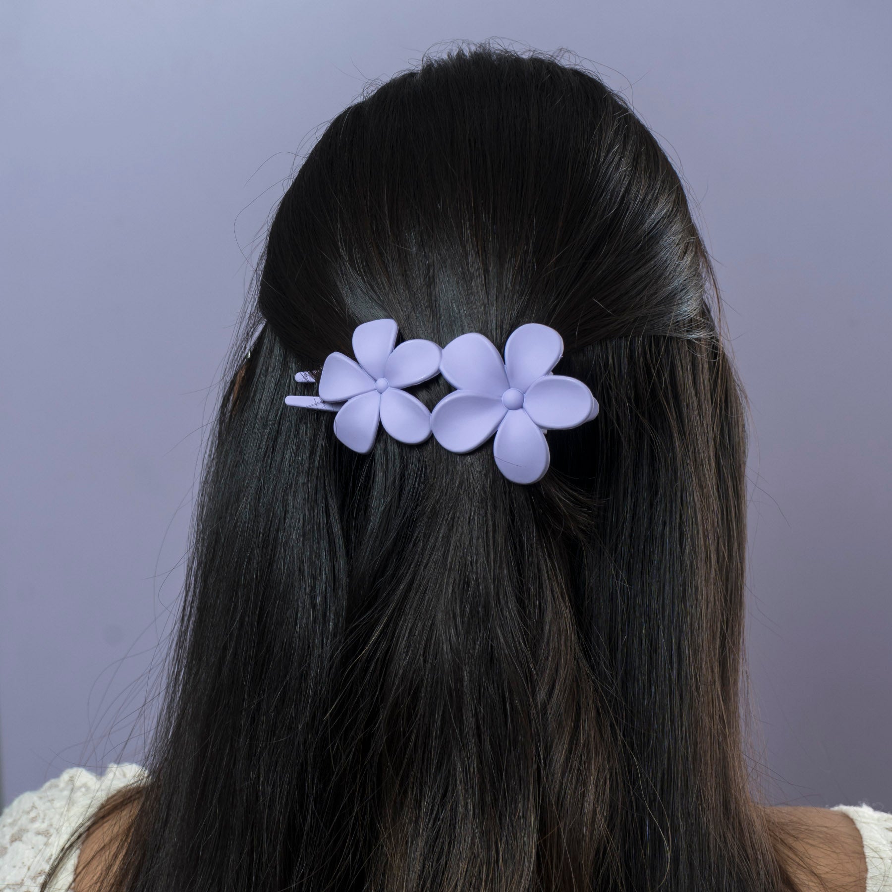 Matte Double Daisy Hair Clip – UBK3733