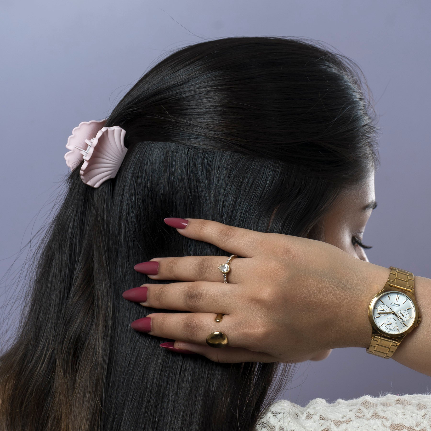 Matte Shell Mini Hair Claw (Pack of 3) – UBK3734