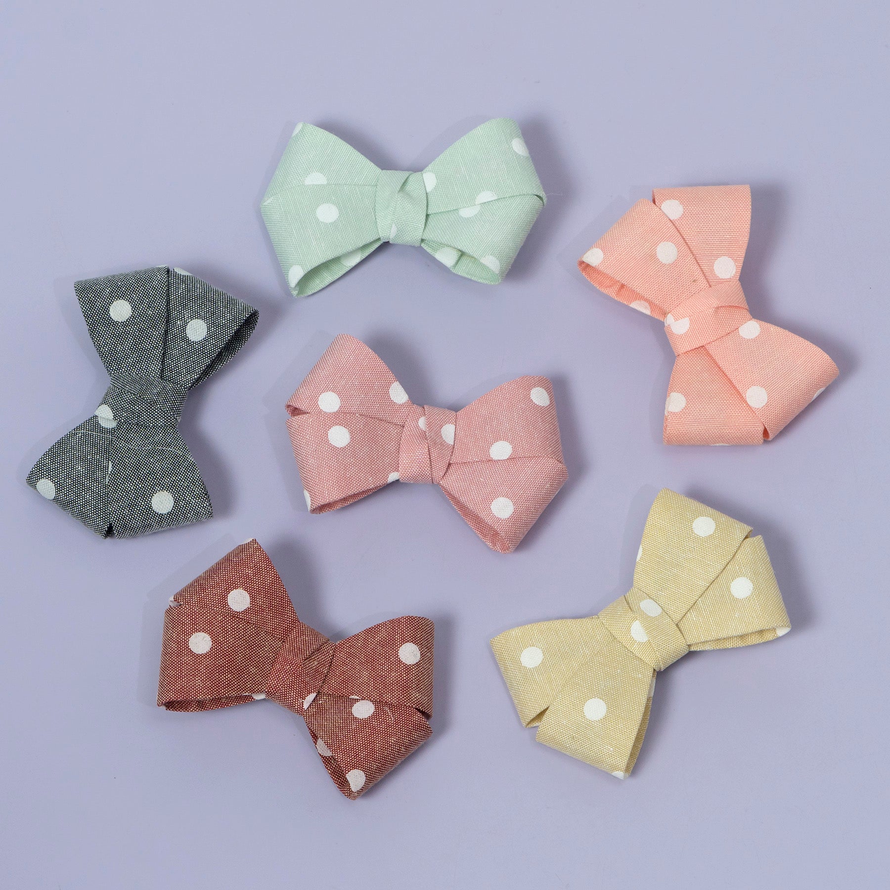 Polka Dot Bow Hair Clip – UBK3400