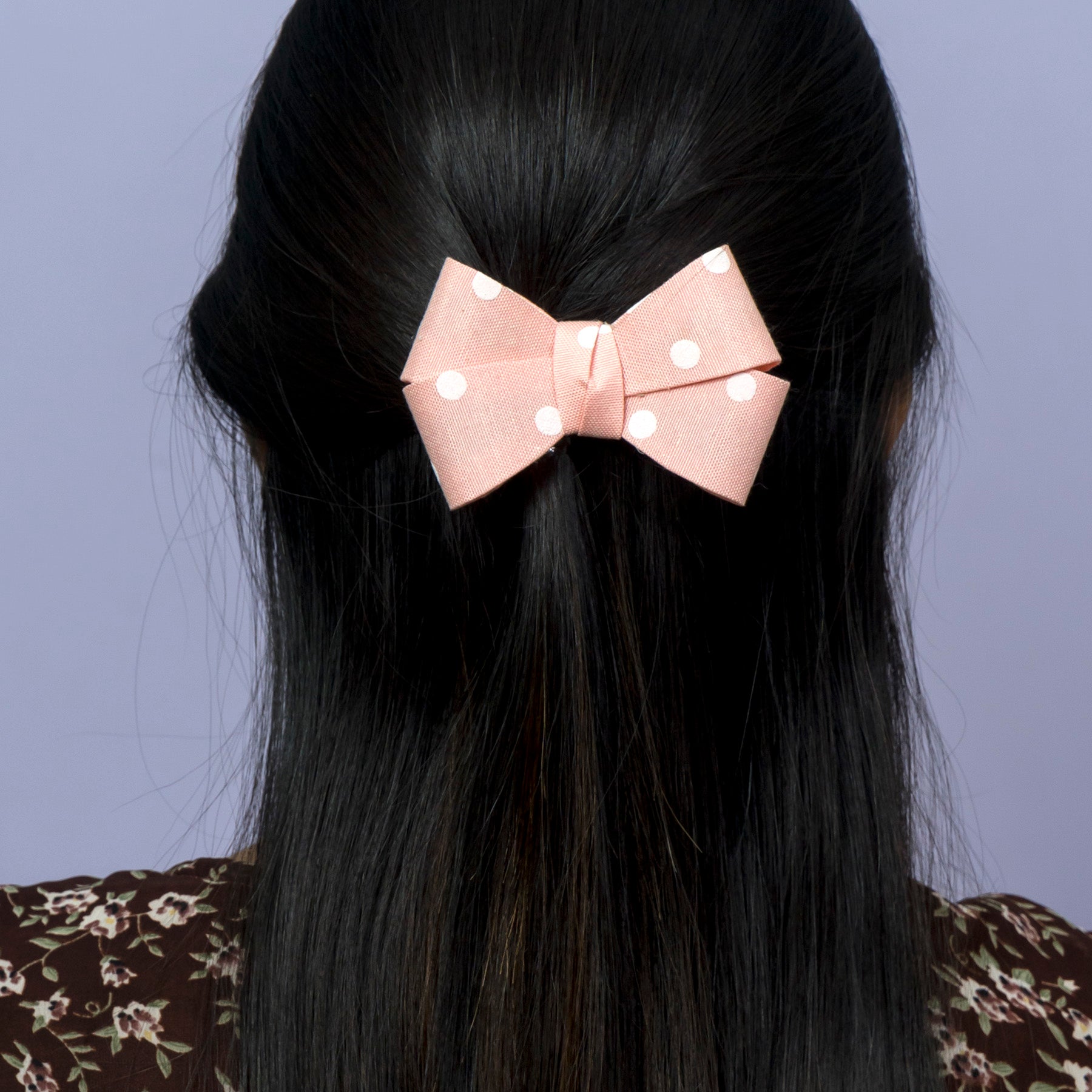 Polka Dot Bow Hair Clip – UBK3400