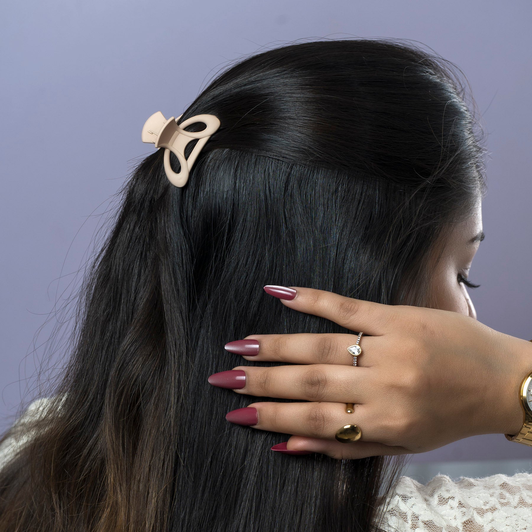 Matte Shell Mini Hair Claw (Pack of 3) – UBK3736