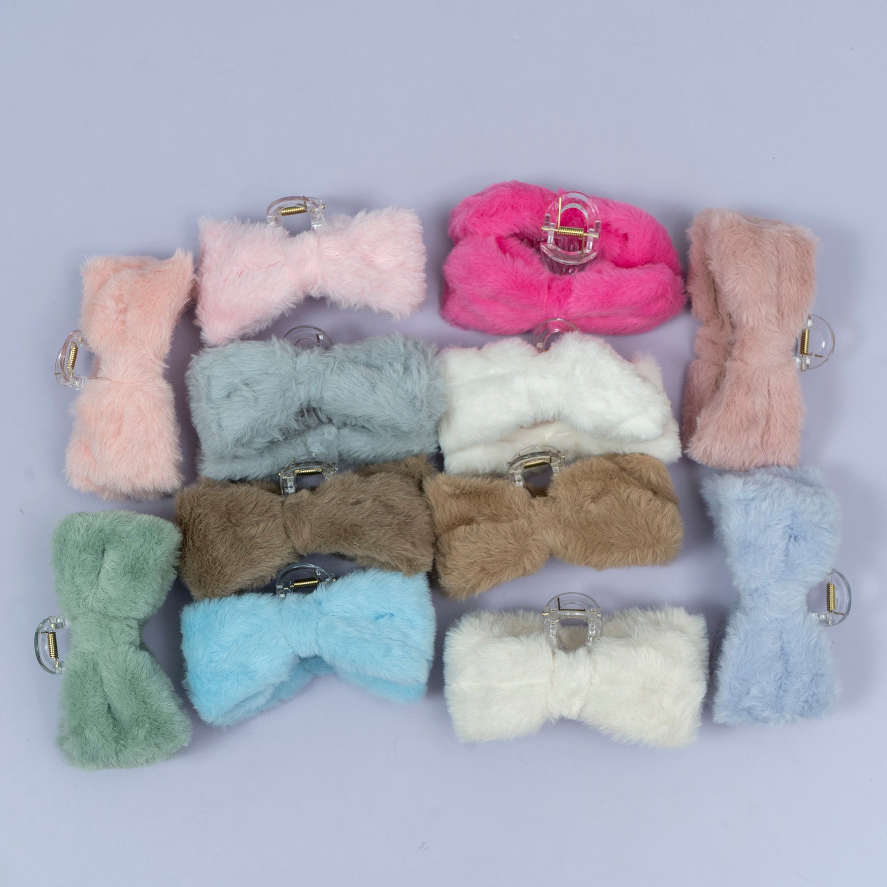 Fluffy Bow Hair Claw – UBK3885