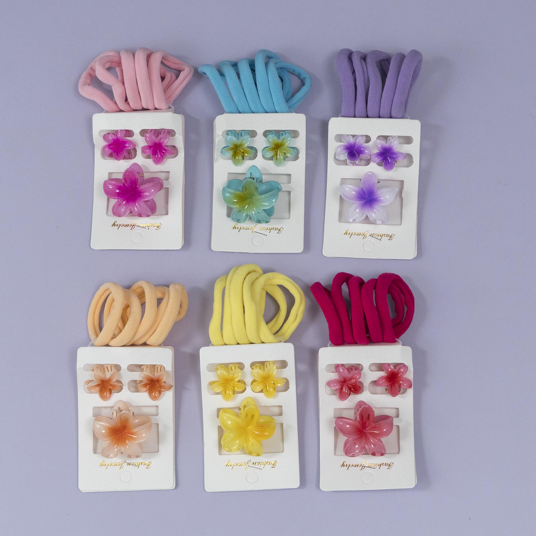 Floral Charm Hair Accessory Combo – UBK3318