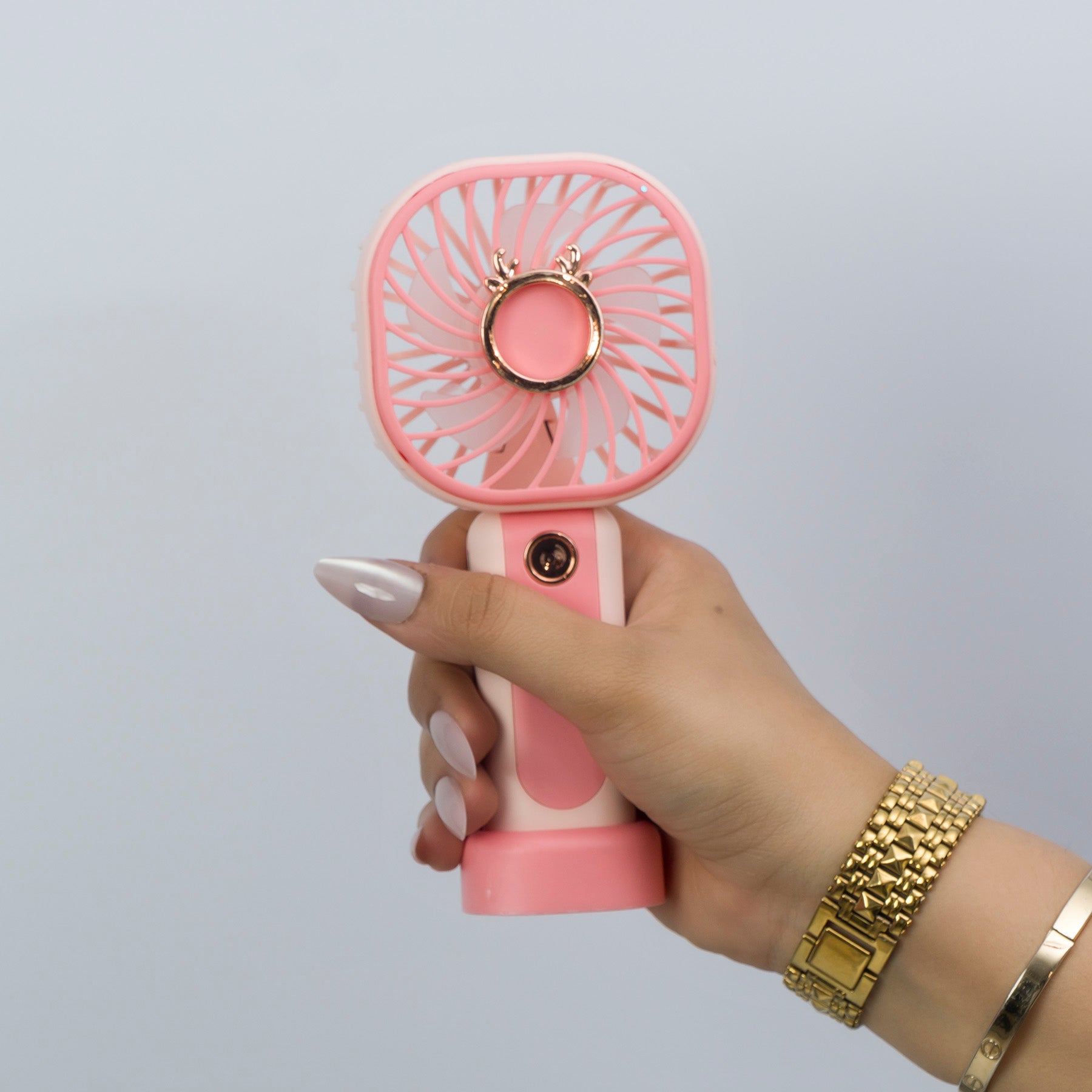 Mini Hand & Desk Fan with Mobile Holder - UBK3004