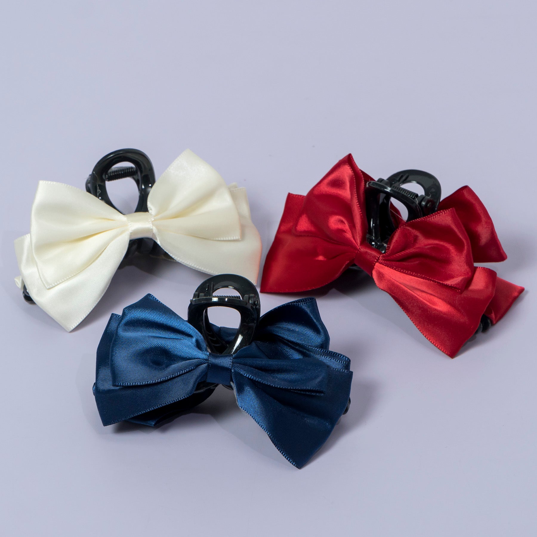 Shiny Satin Bow Hair Claw – UBK3405