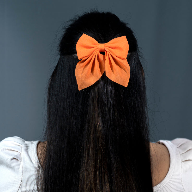 Plain Bow Hair Rubber Band - UBK1722