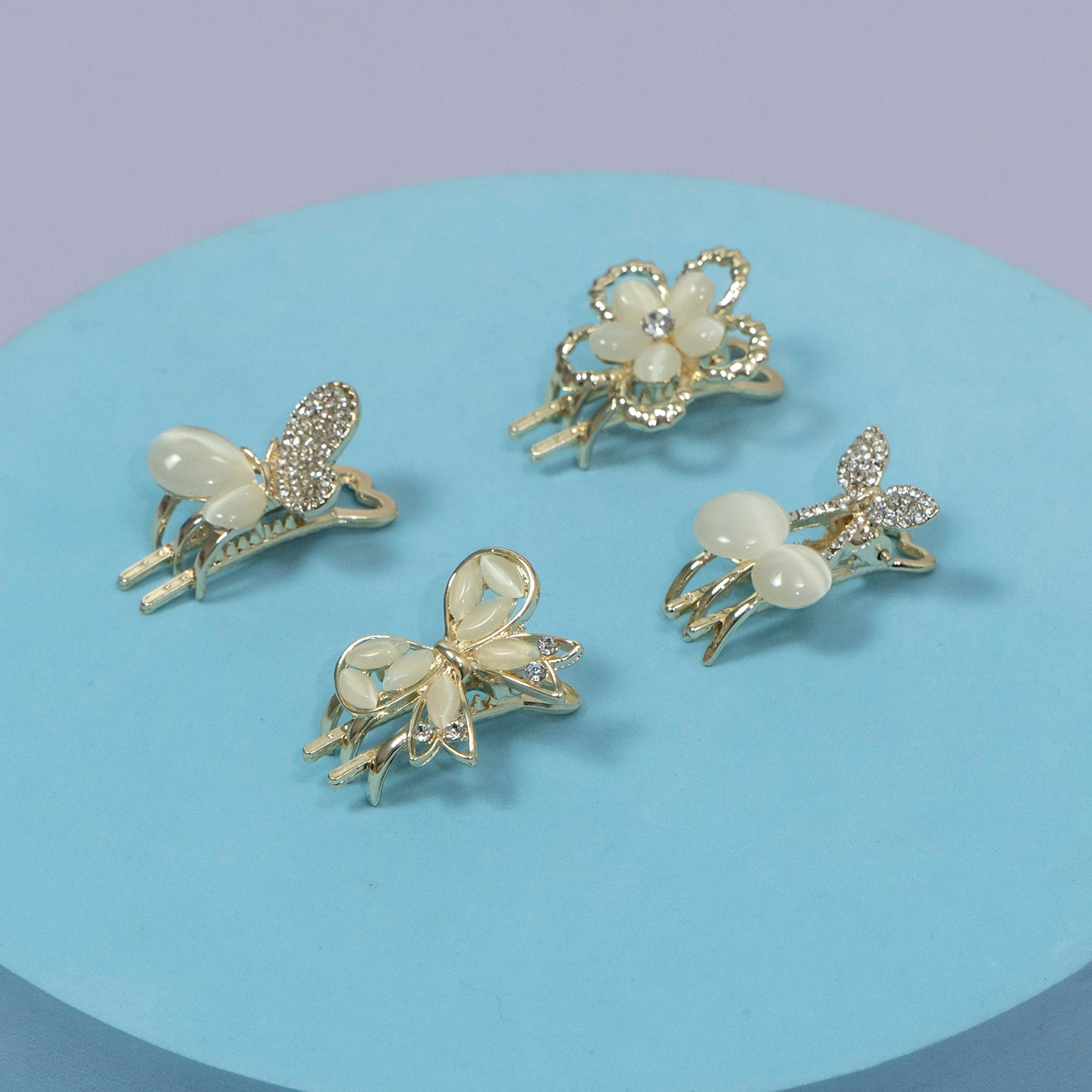 ZAYA Floral Crystal Mini Hair Claw – UBK3520