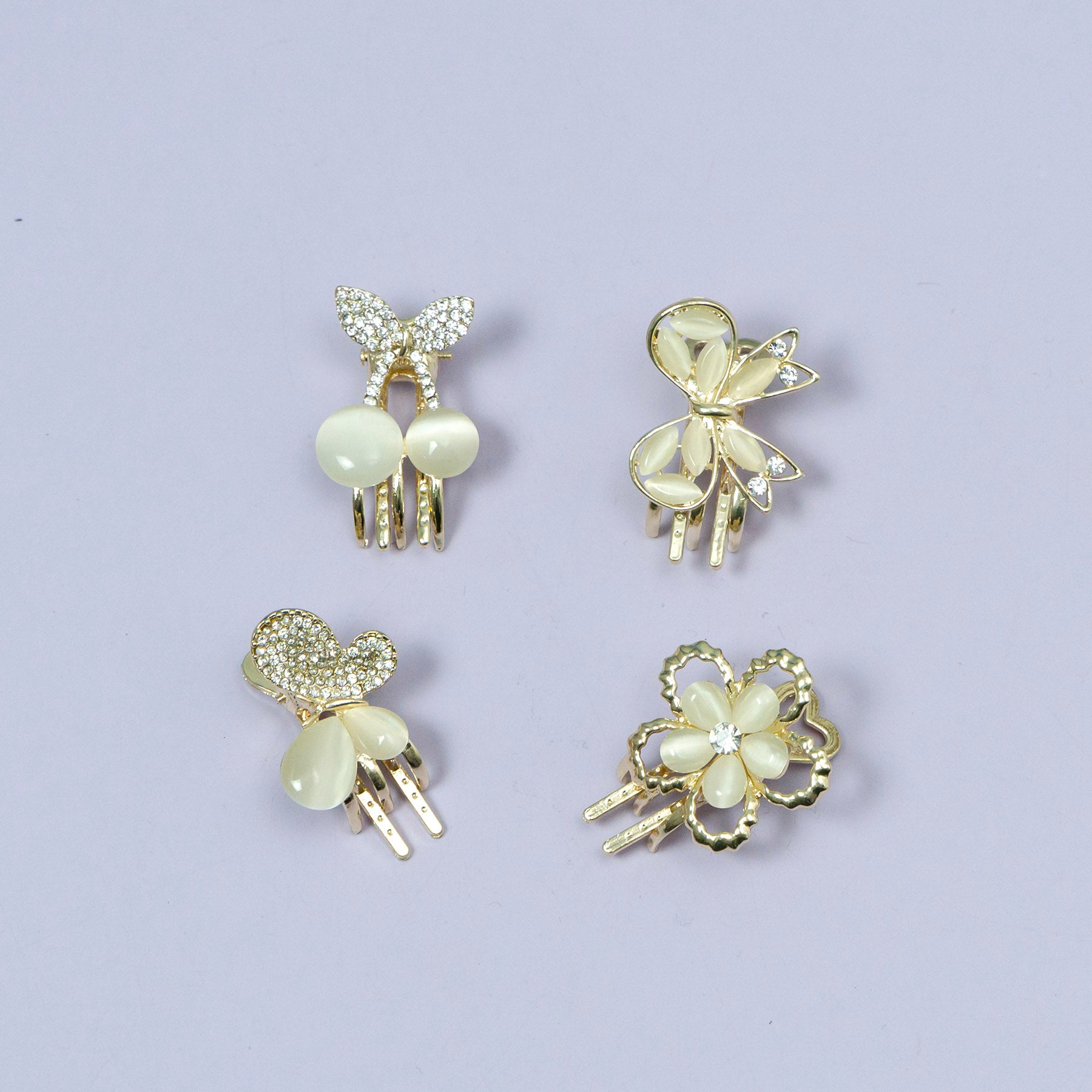 ZAYA Floral Crystal Mini Hair Claw – UBK3520