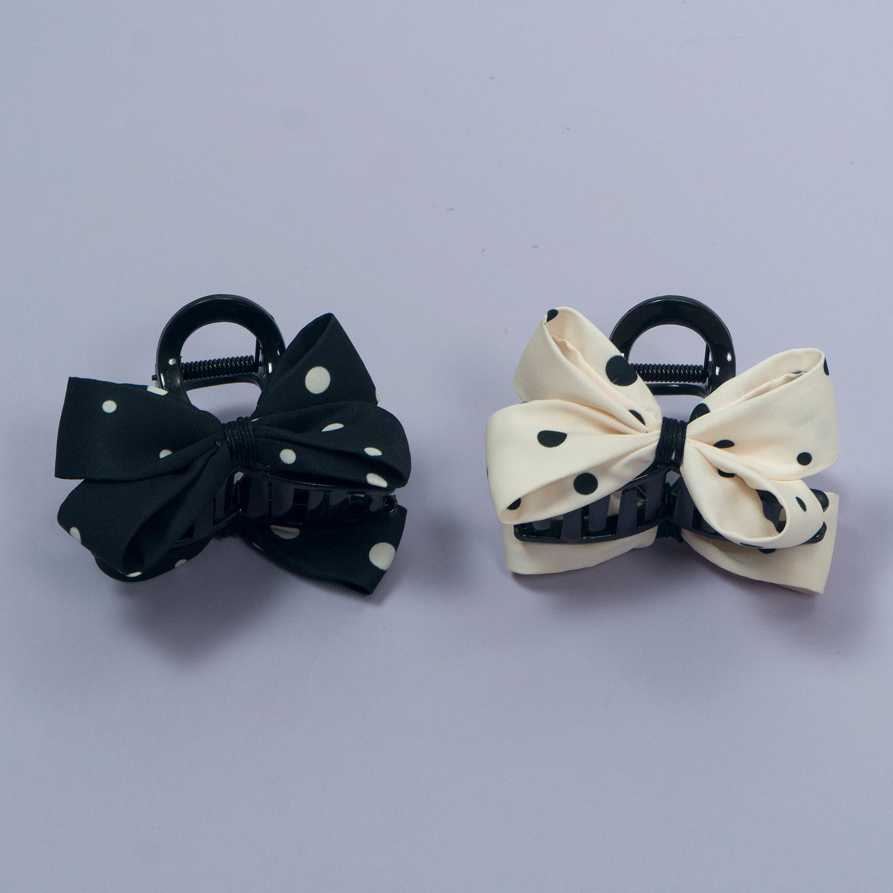 Polka Dot Bow Hair Claw – UBK3079