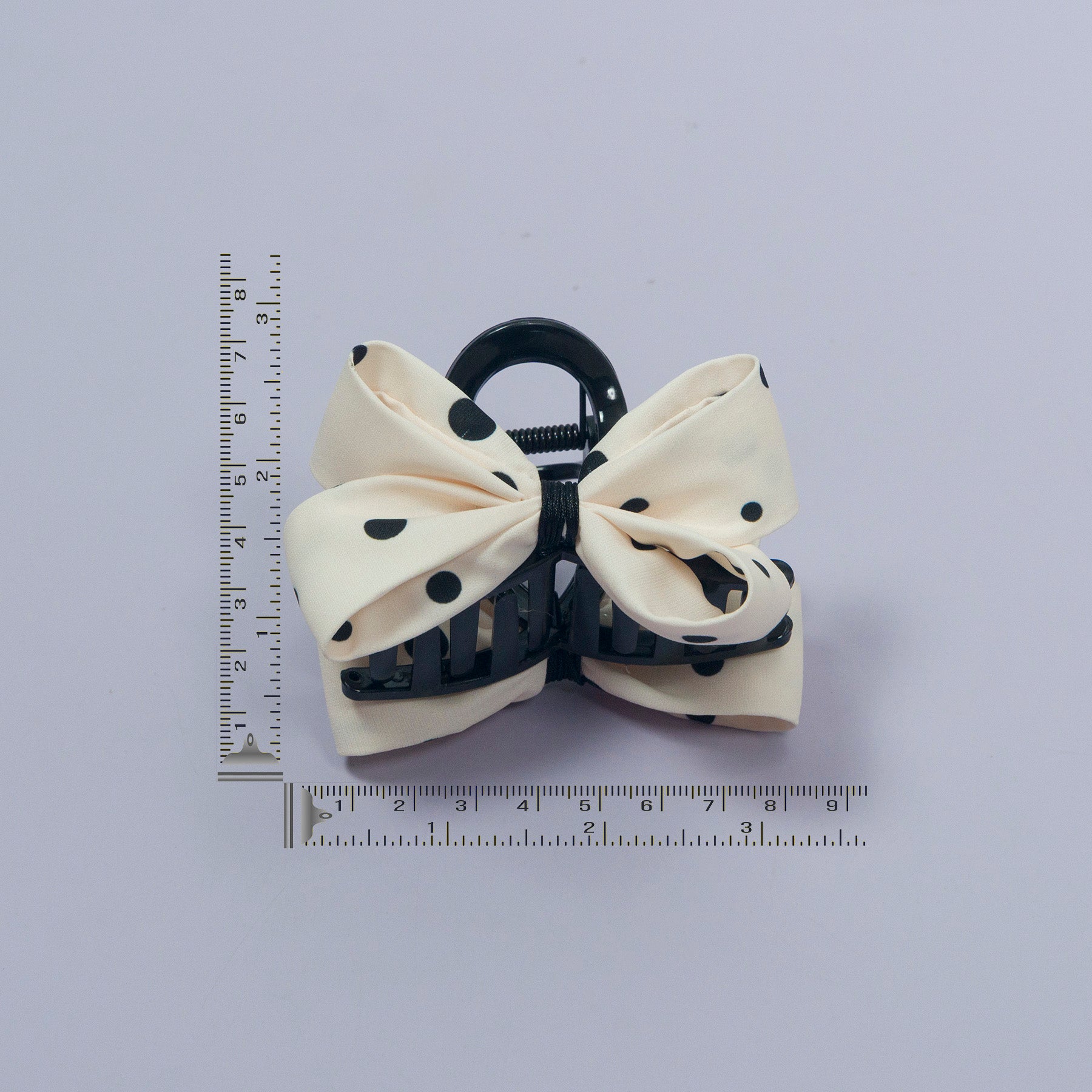 Polka Dot Bow Hair Claw – UBK3079