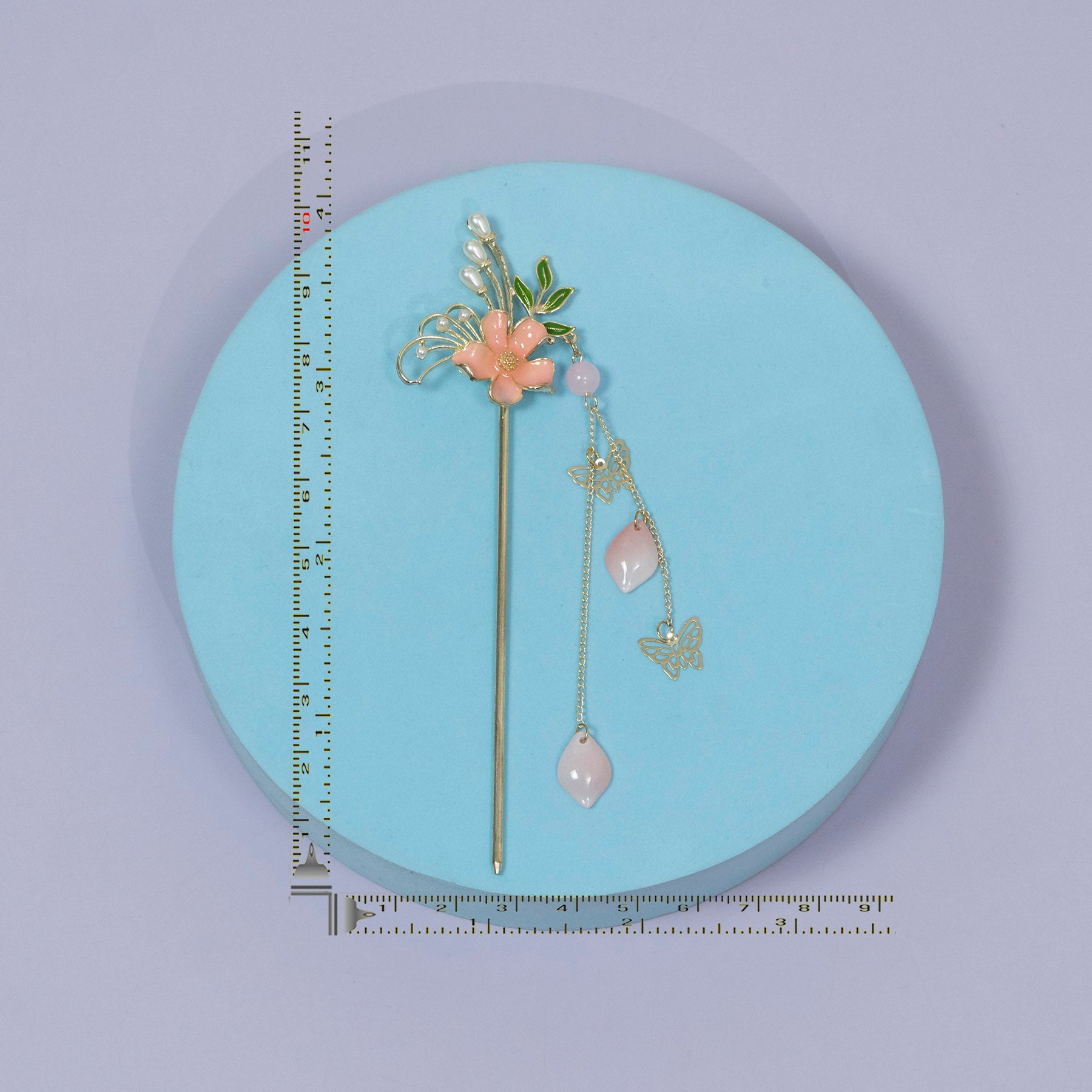 ZAYA Floral Pearl Dangling Hair Pin – UBK3522