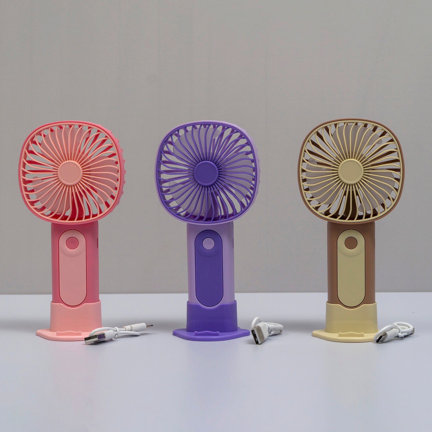 Mini Hand & Desk Fan with Mobile Holder - UBK3005
