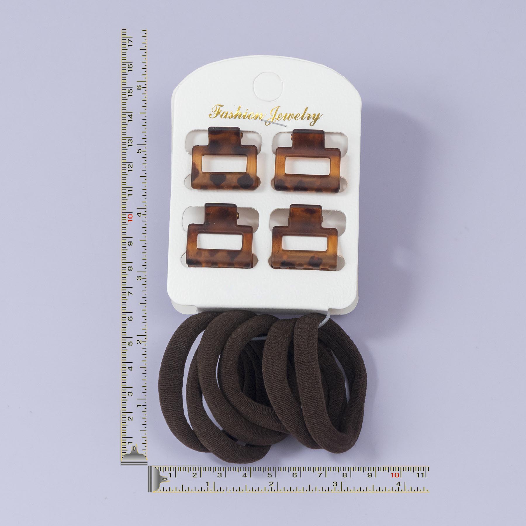 Mini Rectangle Claw & Hair Tie Set – UBK3319