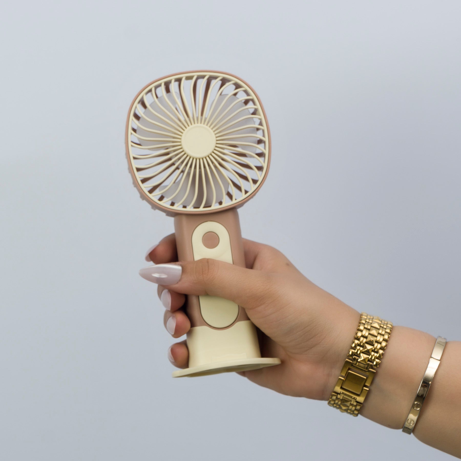 Mini Hand & Desk Fan with Mobile Holder - UBK3005